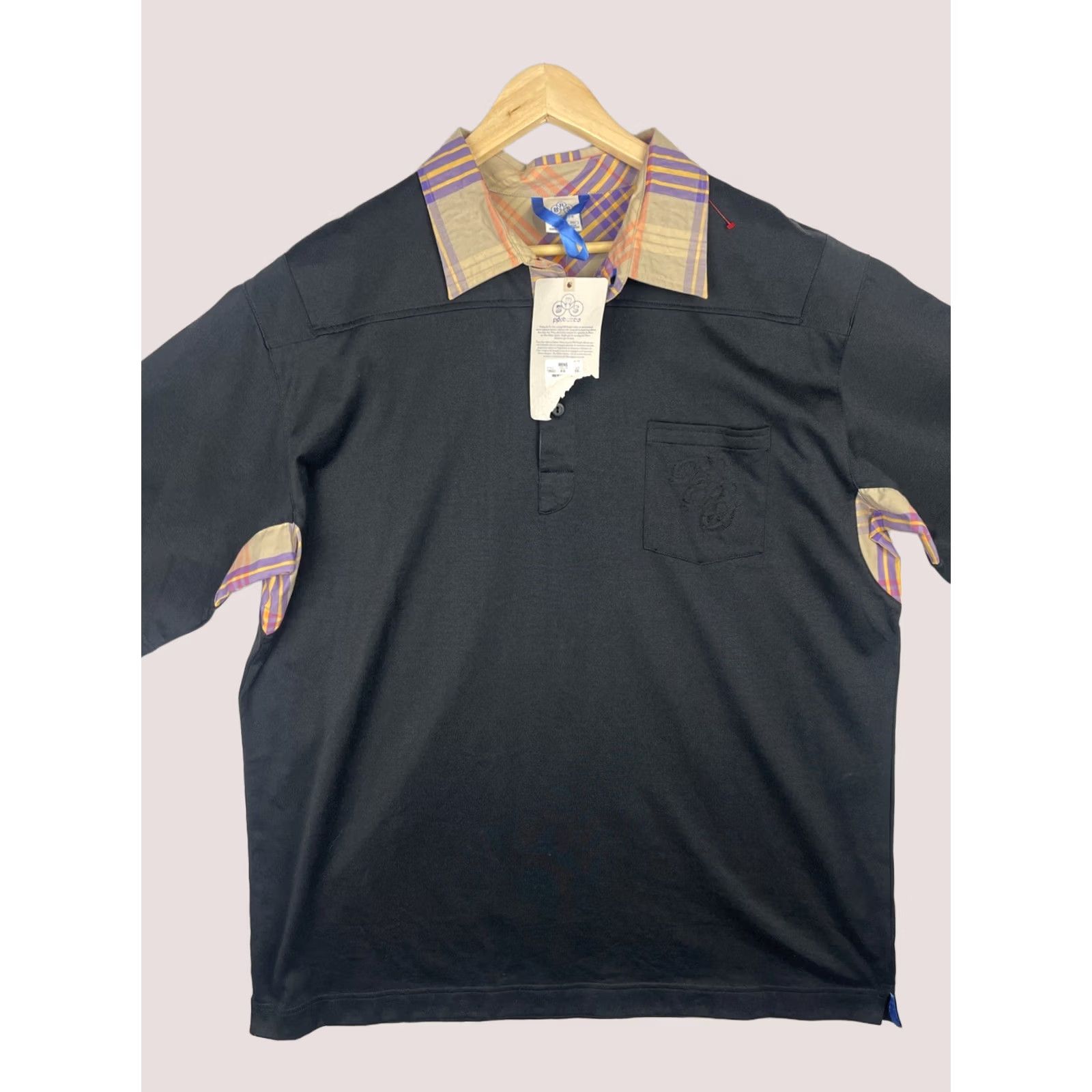 Nike Nike Polo Shirt Mens 2XL Black Plaid Polo Shirt Mens 2XL Black Plaid Size US XXL / EU 58 / 5 - 1 Thumbnail