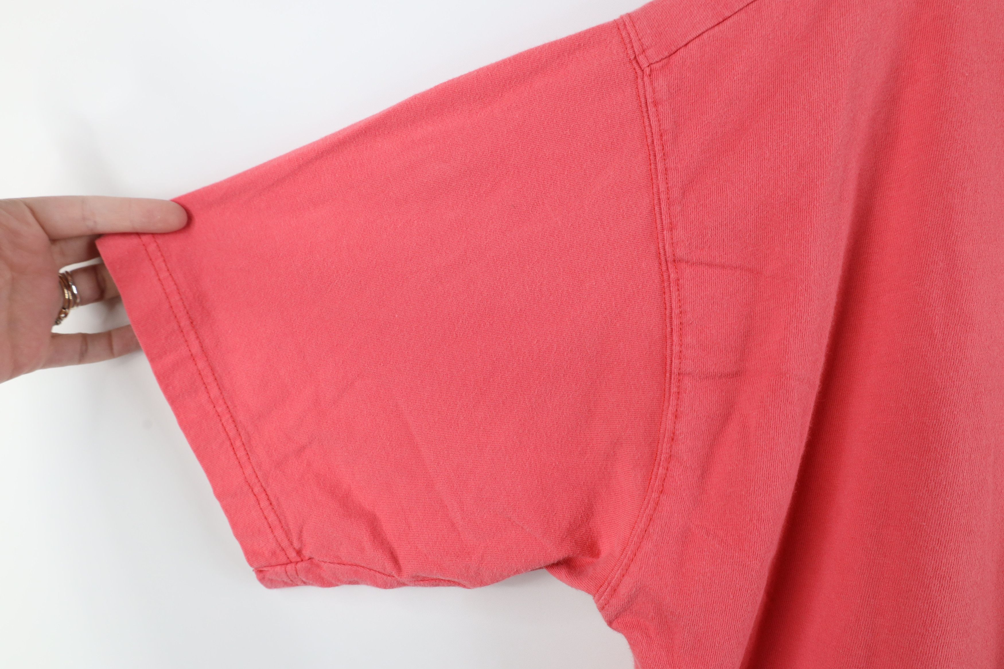 American Eagle Outfitters Vintage 90s American Eagle Outfitters Cotton T-Shirt Pink Size US M / EU 48-50 / 2 - 6 Thumbnail
