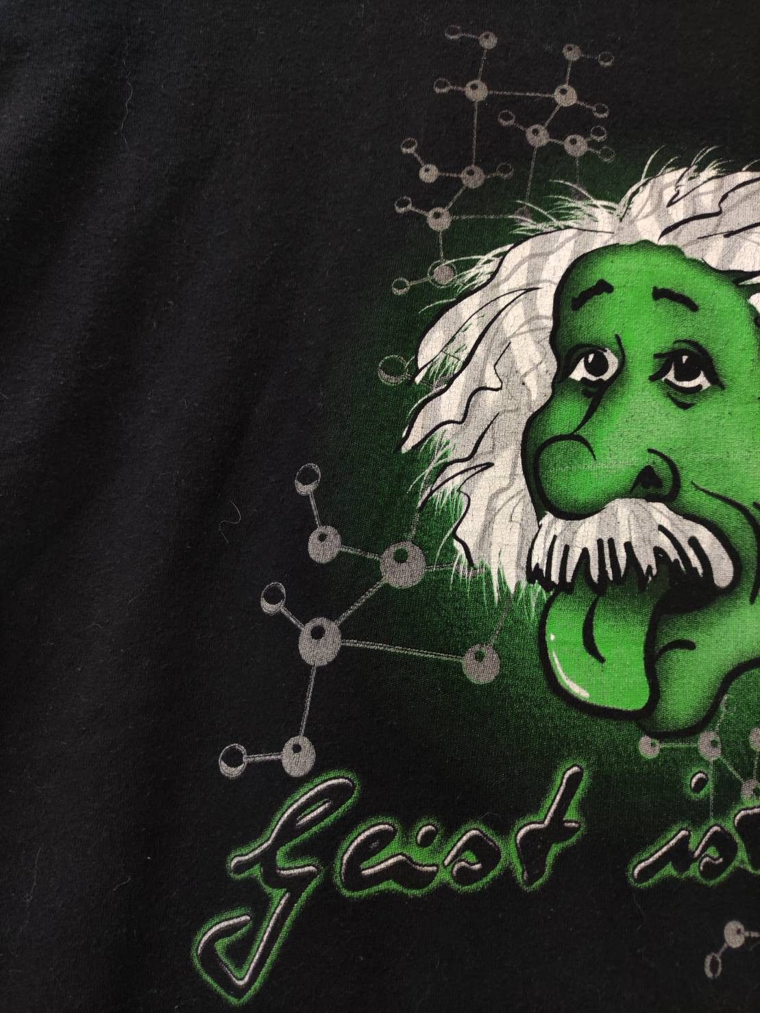 Arts & Science Vtg 00's Albert Einstein " Geist ist Geil " T-Shirt Size US XXL / EU 58 / 5 - 3 Thumbnail