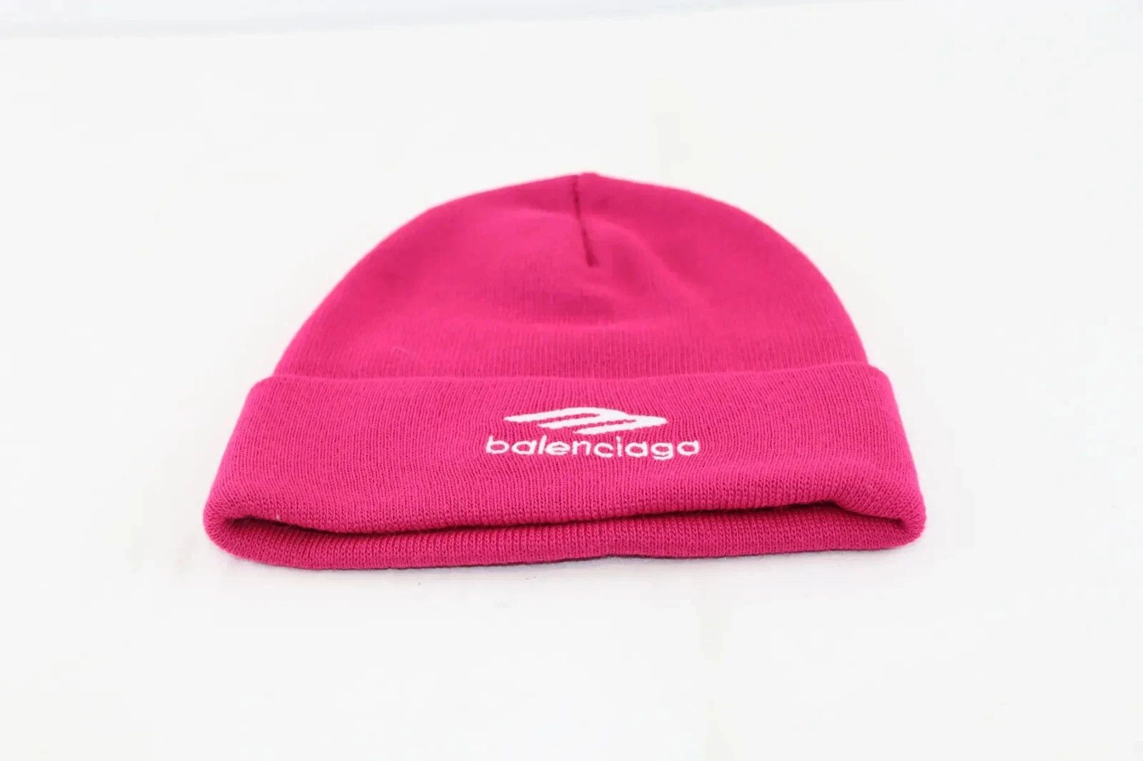 Balenciaga o1rshd1 Size:1 / Stretchy Knit Sports Beanie Peony Pink Size ONE SIZE - 3 Thumbnail