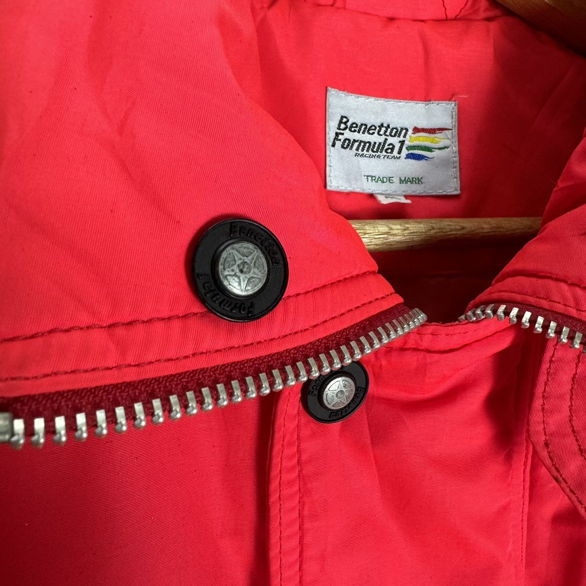 Benetton ☀️BENETTON F1 RACING TEAM BOMBER JACKET Size US S / EU 44-46 / 1 - 9 Thumbnail