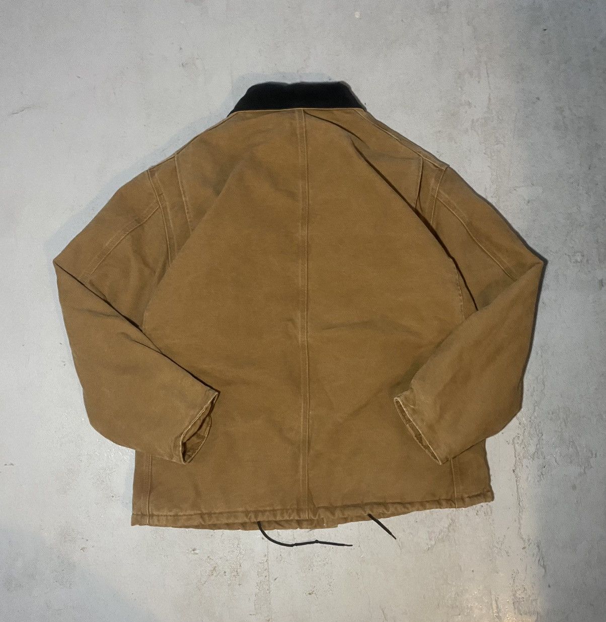 Carhartt Vintage 90s Carhartt Arctic Chore canvas brown jacket Size US XL / EU 56 / 4 - 5 Thumbnail