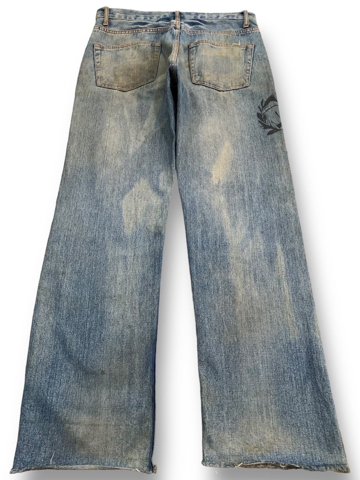 Ed Hardy Vintage Japanese Brand Mud Wash Distressed Grunge Jeans Size US 32 / EU 48 - 2 Thumbnail
