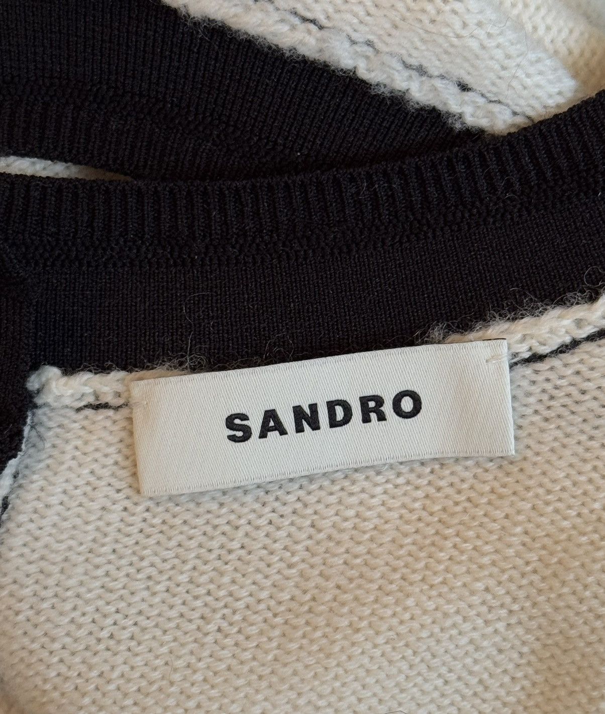 Designer × Sandro Sandro oldmoney style wool + cashmere blend sweater Size S / US 4 / IT 40 - 9 Thumbnail