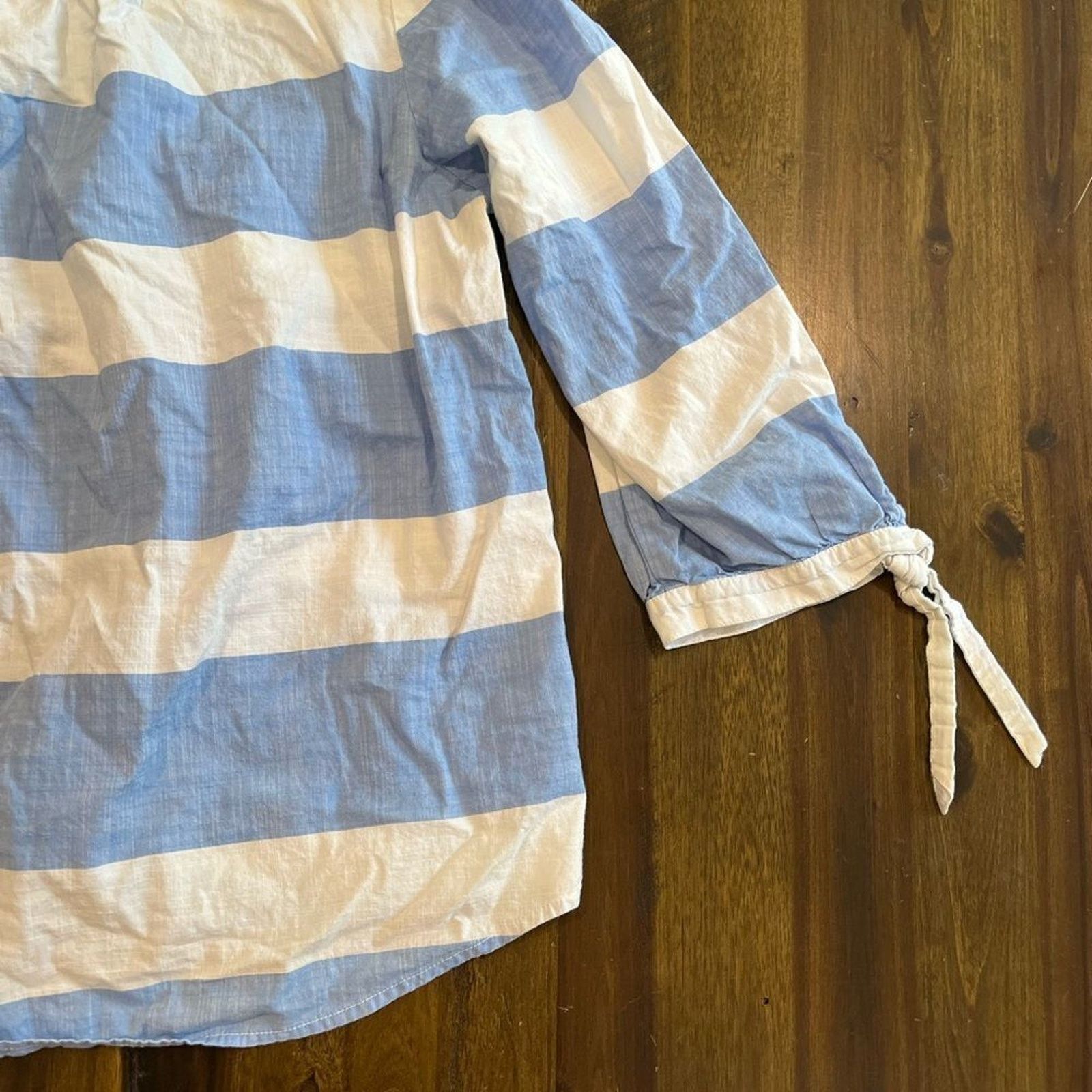Tommy Hilfiger Tommy Hilfiger Relaxed Fit Wide Striped Top, Women's Size XL Size XL / US 12-14 / IT 48-50 - 10 Thumbnail