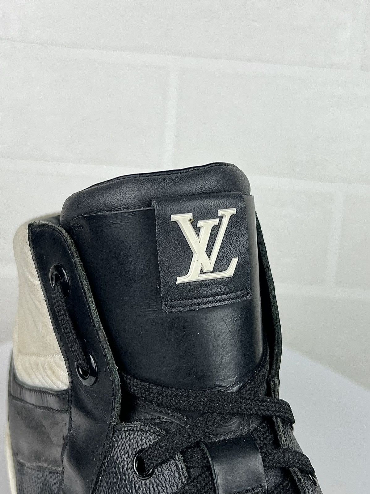 Louis Vuitton LOUIS VUITTON Sneakers Leather Shoes Damier LV Monogram Logo Size US 9 / EU 42 - 5 Thumbnail
