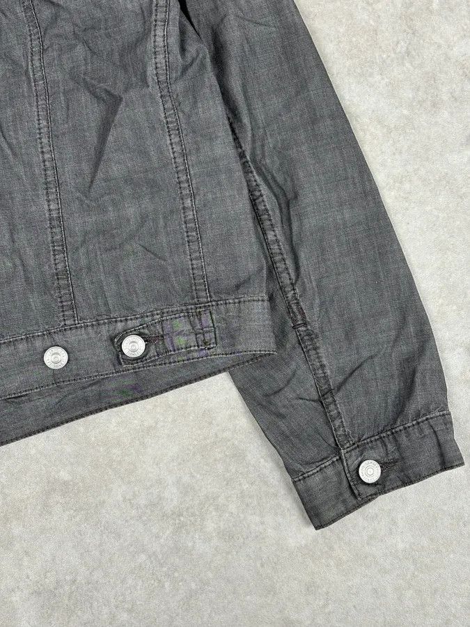 Jil Sander 2000s Jil Sander Grey Boxy Cut Denim Jacket Size US M / EU 48-50 / 2 - 10 Thumbnail