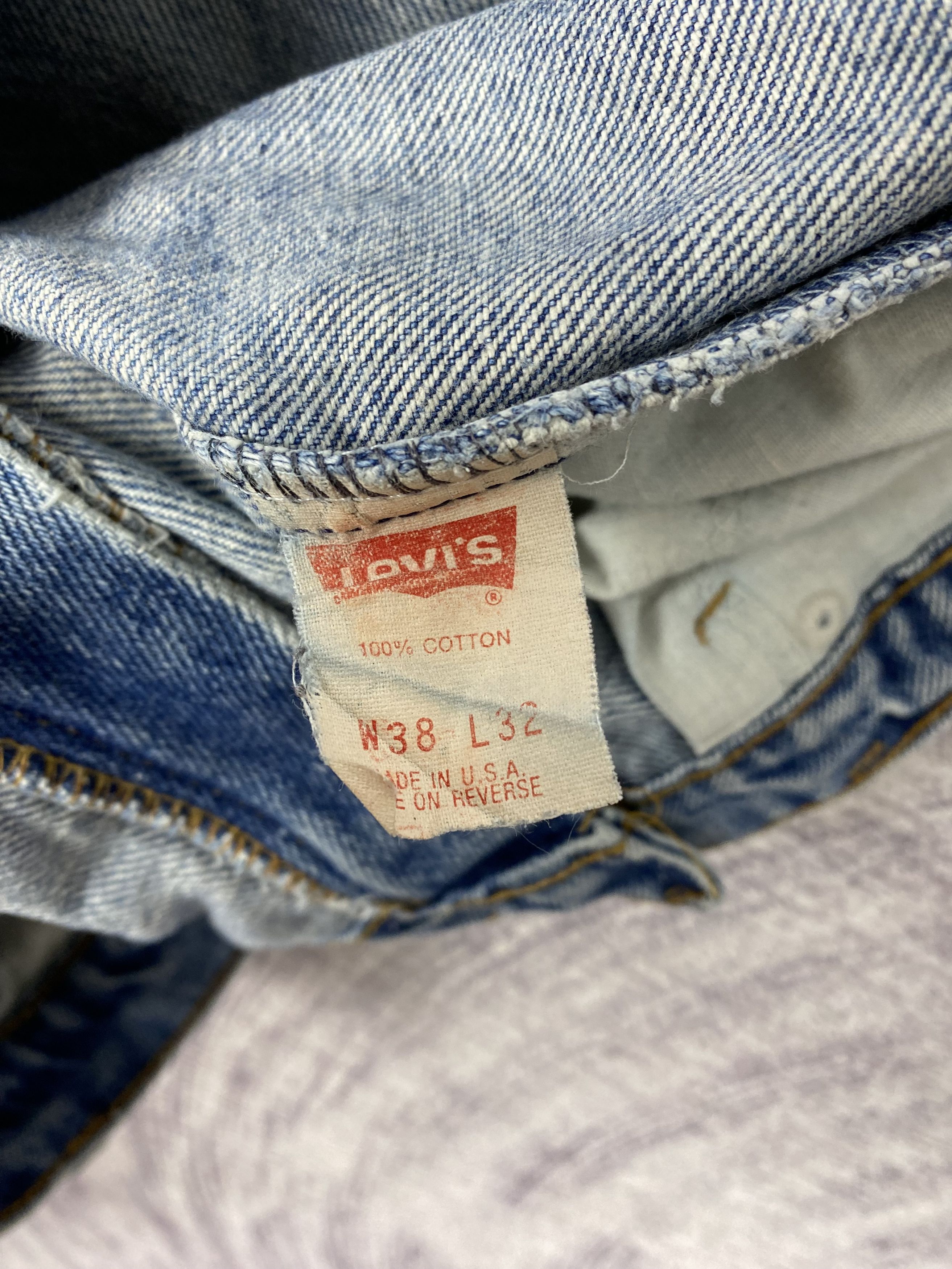 Levi's Vintage Levi's Distressed Blue Denim Jeans PT0481 Size US 38 / EU 54 - 13 Thumbnail
