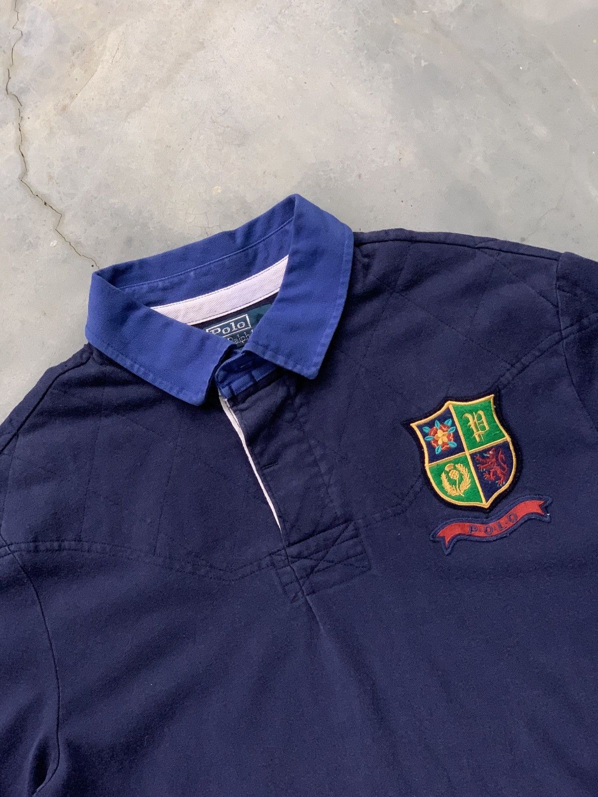 Polo Ralph Lauren Vintage 90s Polo Ralph Lauren Rugby Tshirt Size US XL / EU 56 / 4 - 3 Thumbnail