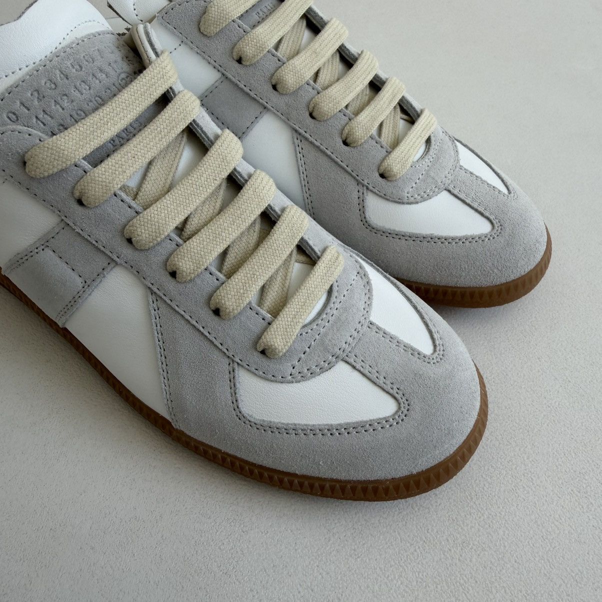 Maison Margiela S/S 21 White Leather ‘Mule’ GAT Sneakers Size US 8.5 / IT 38.5 - 11 Thumbnail