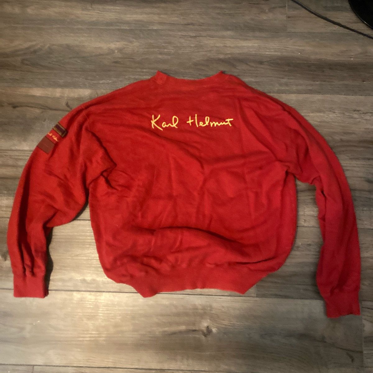 Karl Helmut Karl Helmut Red Sweater Size US S / EU 44-46 / 1 - 3 Thumbnail