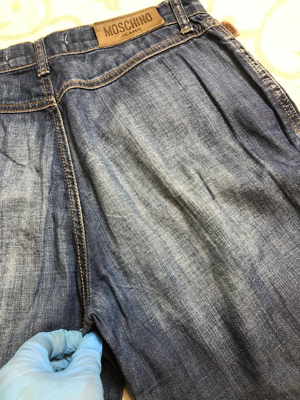 Moschino Vintage 90s Moschino Washed Denim Jeans Size 27" / US 4 / IT 40 - 17 Thumbnail