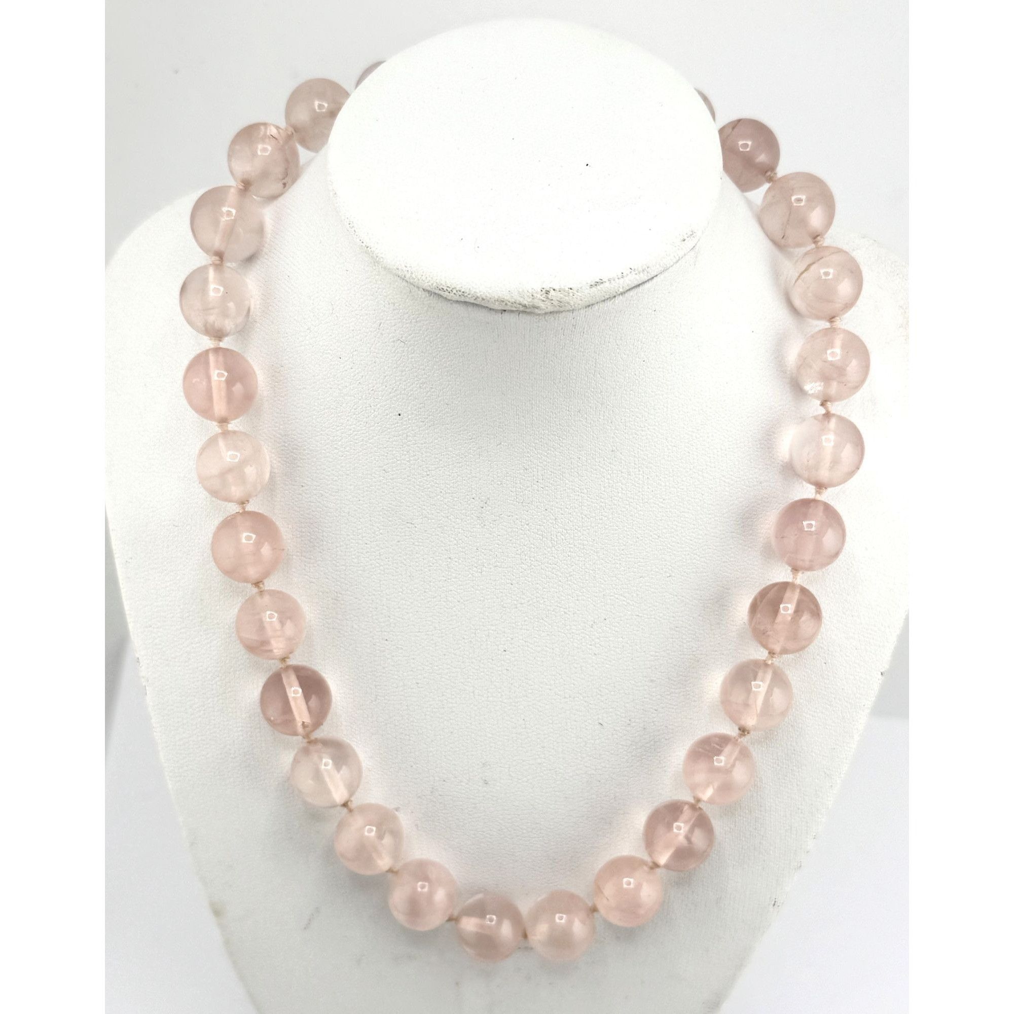 Vintage Vintage 14K Gold Clasp Pink Topaz Beaded Stone Collar Neckla Size ONE SIZE - 2 Thumbnail