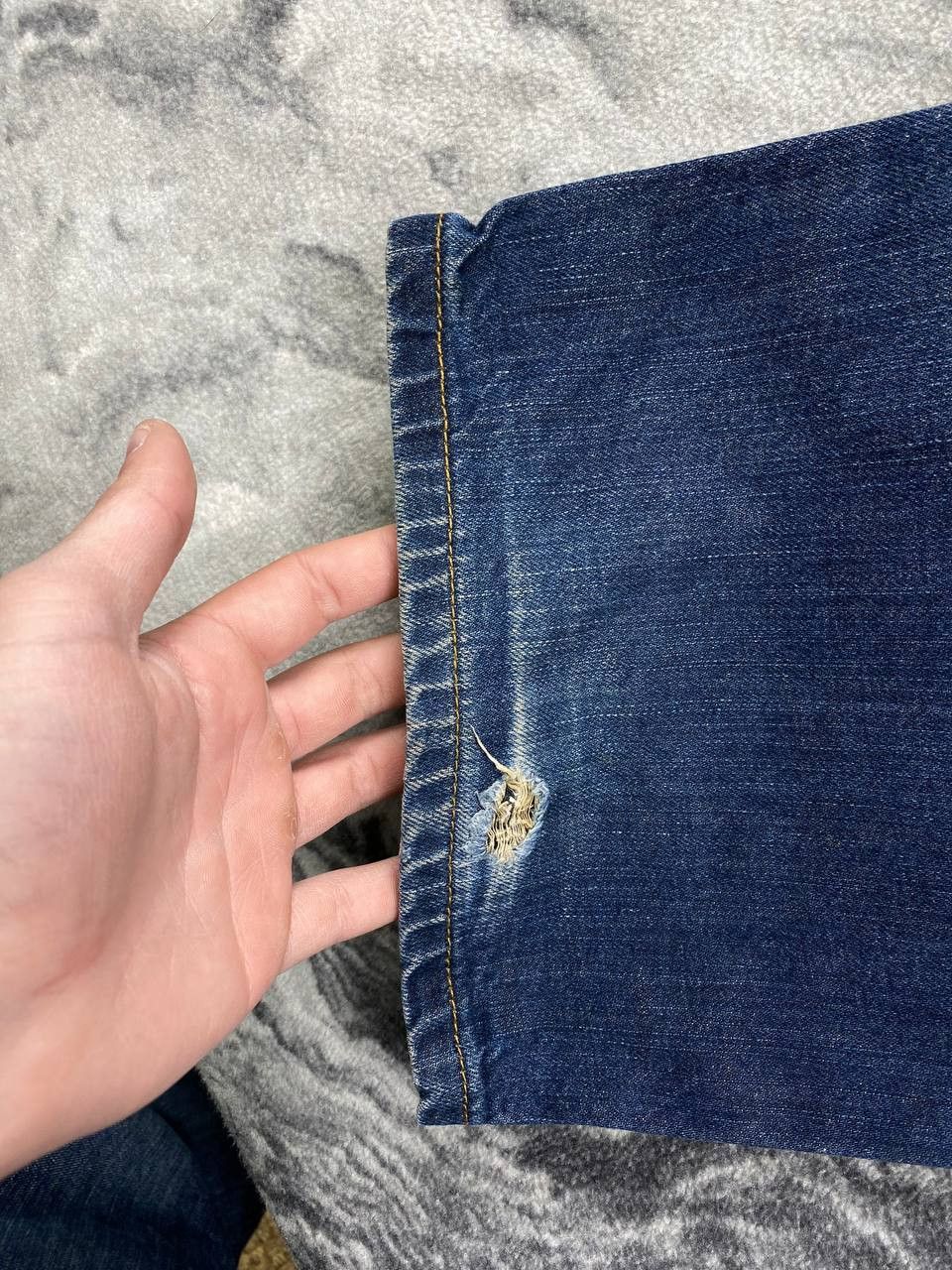 Levi's Vintage Levis 503 Denim Jeans Loose Cinch Men Size 31x34 Size US 31 - 6 Thumbnail