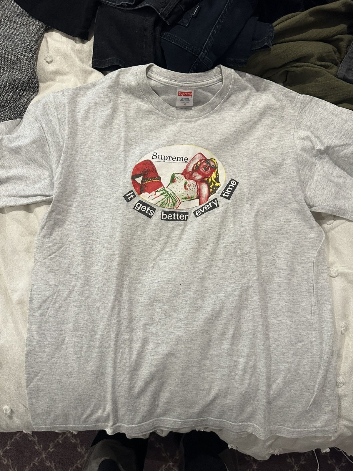 Supreme Supreme “It Gets Better Every Time” Tee Size US M / EU 48-50 / 2 - 1 Thumbnail