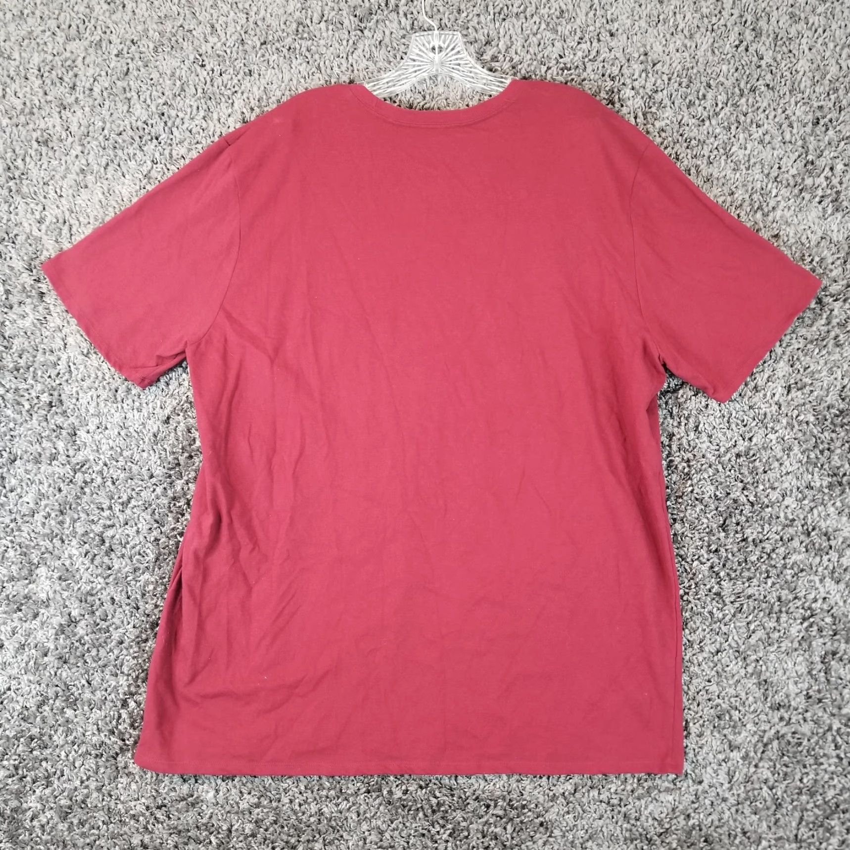 Nike NIKE Shirt Mens XXL Red Dri-Fit Sunflower Seed Logo Tee Size US 39 - 6 Thumbnail