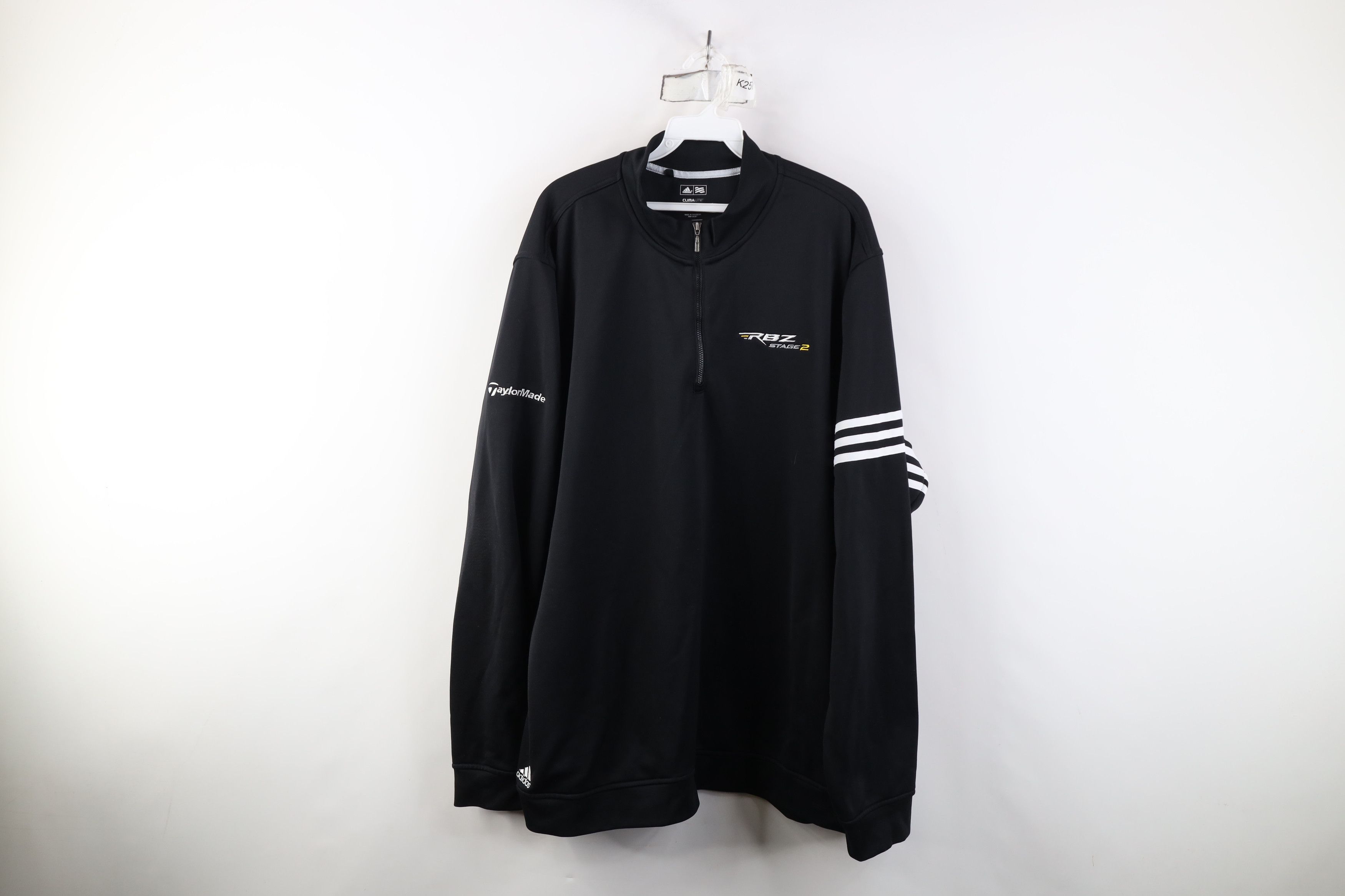 Adidas Adidas Golf RBZ Stage 2 Half Zip Pullover Jacket Top Black Size US XXL / EU 58 / 5 - 1 Thumbnail