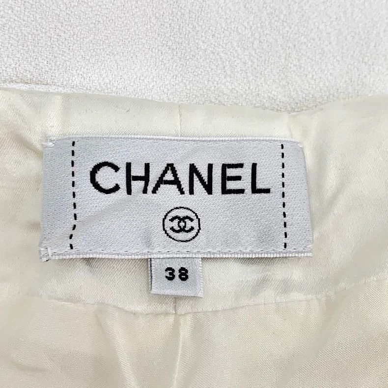 Chanel White WideLeg Casual Pants -2505 Size US 38 / EU 54 - 5 Thumbnail