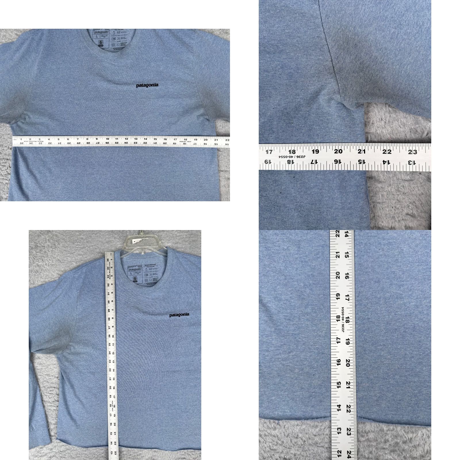 Patagonia Patagonia Shirt Men Large Blue Long Sleeve Crew Cotton Blend Distressed USA Size US L / EU 52-54 / 3 - 8 Thumbnail