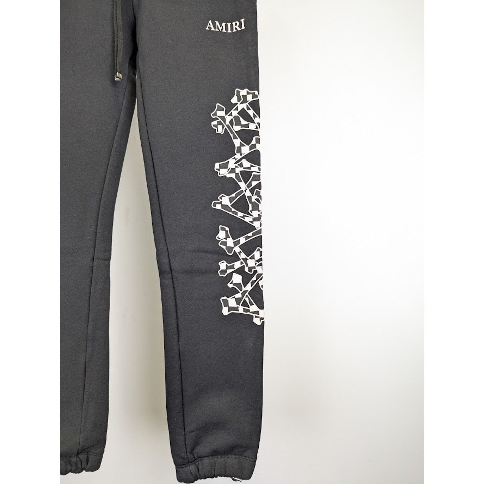 Amiri o1rshd1 Checkered Bones Sweatpants in Black Size US 36 / EU 52 - 7 Thumbnail