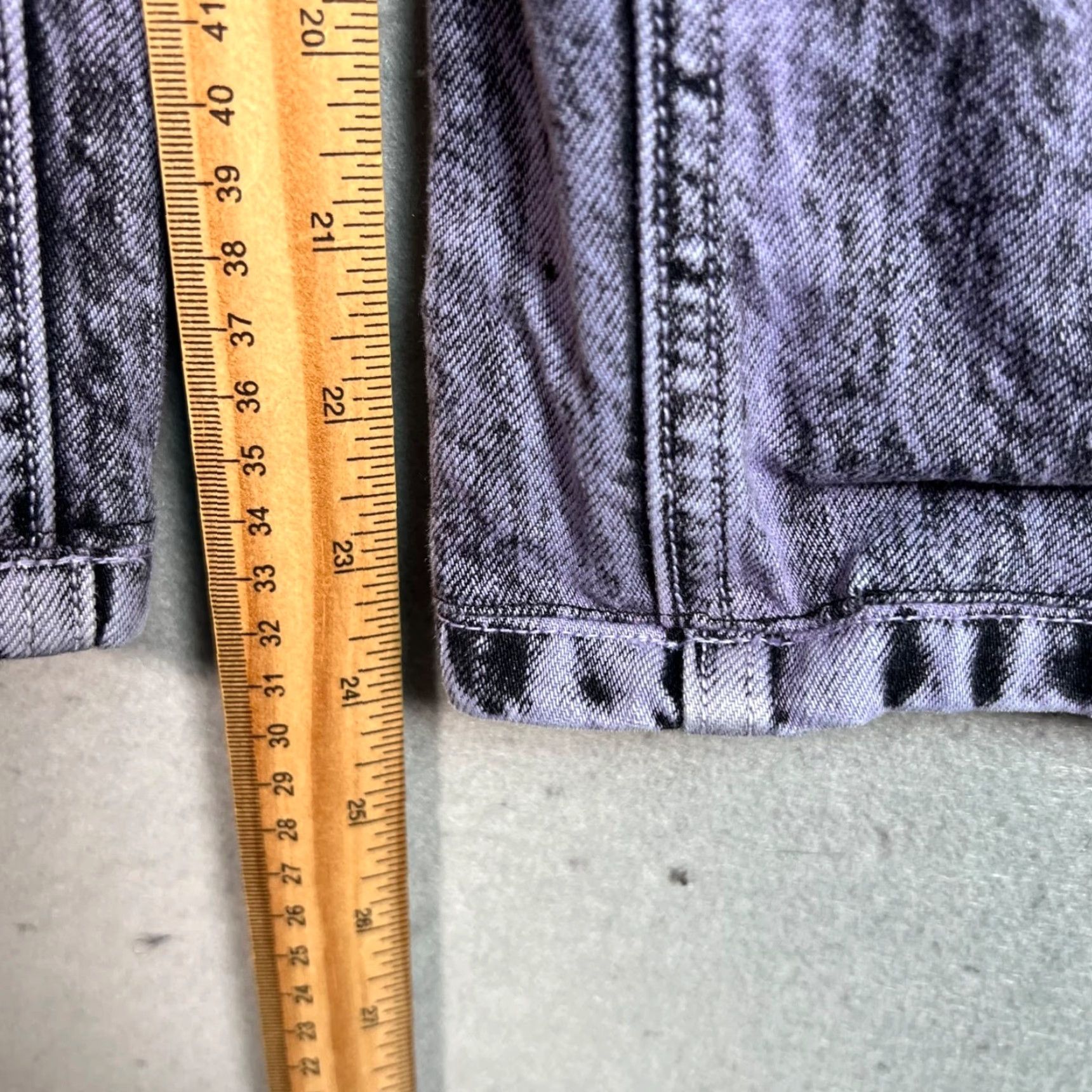 Rachel Comey Rachel Comey High-Waisted Purple Acid Wash Jeans Women's Size 24 Cotton Blend Size 42" / US 20 - 6 Thumbnail