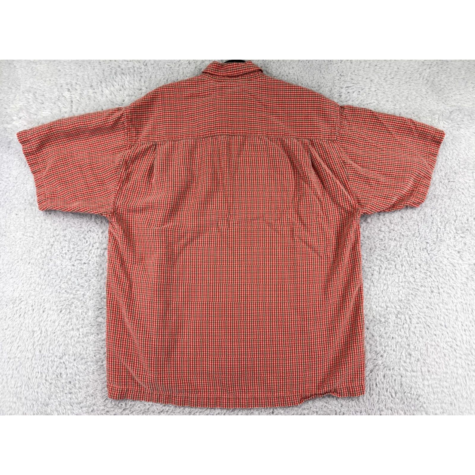 Tommy Bahama VINTAGE Tommy Bahama Shirt Mens Large Red Plaid Silk Button-Up Hawaiian Beach Resort 90s Mens L Red Silk Shirt Size US L / EU 52-54 / 3 - 2 Thumbnail