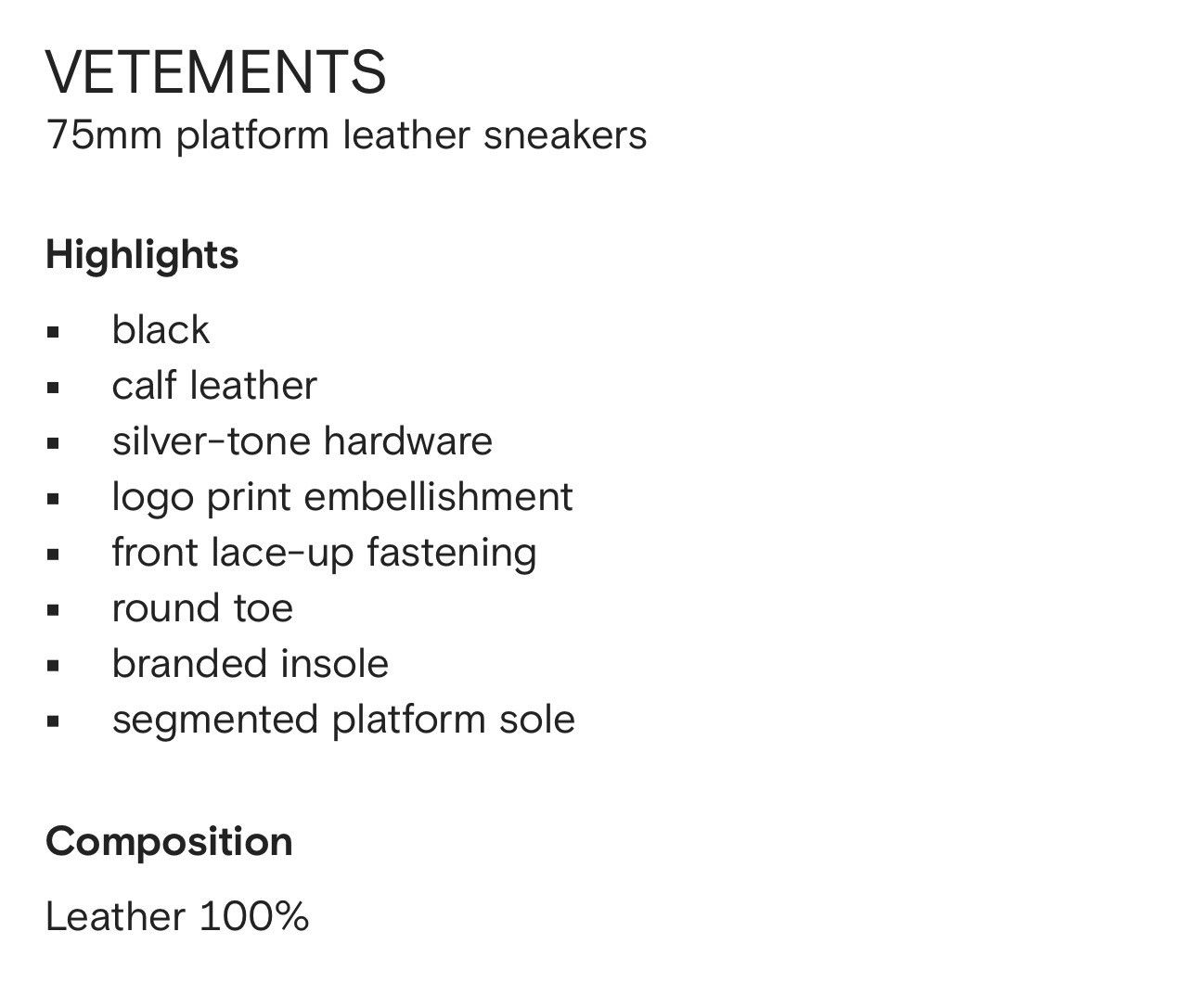 New Rock × Vetements Vetements x New Rock Black Horse Hair Platforms Size US 7 / IT 37 - 11 Thumbnail