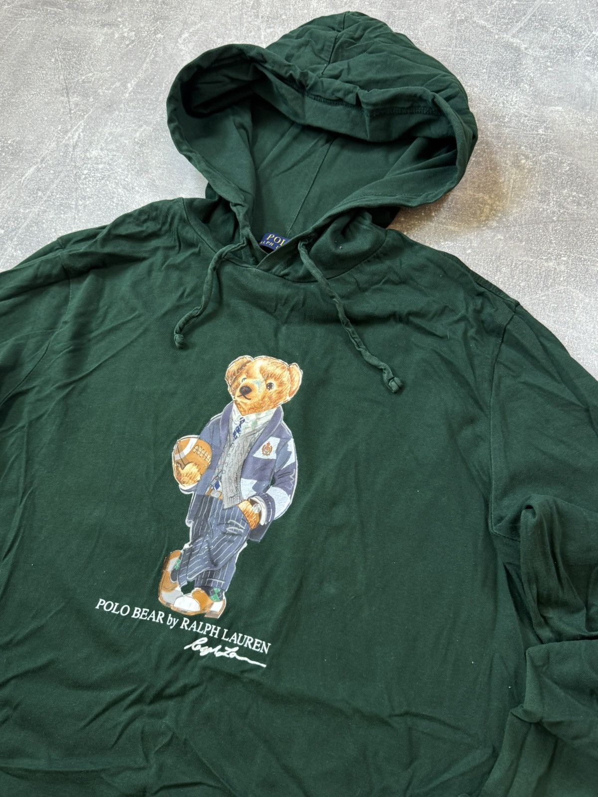 Polo Ralph Lauren Polo Ralph Lauren Polo Bear Charcoal Long Sleeve Size US M / EU 48-50 / 2 - 4 Thumbnail
