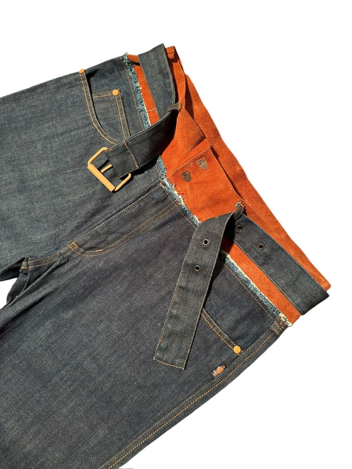 Jean Paul Gaultier Jean Paul Gaultier JPG Jean’s Belted Denim 1998 2003 Size US 36 / EU 52 - 4 Thumbnail