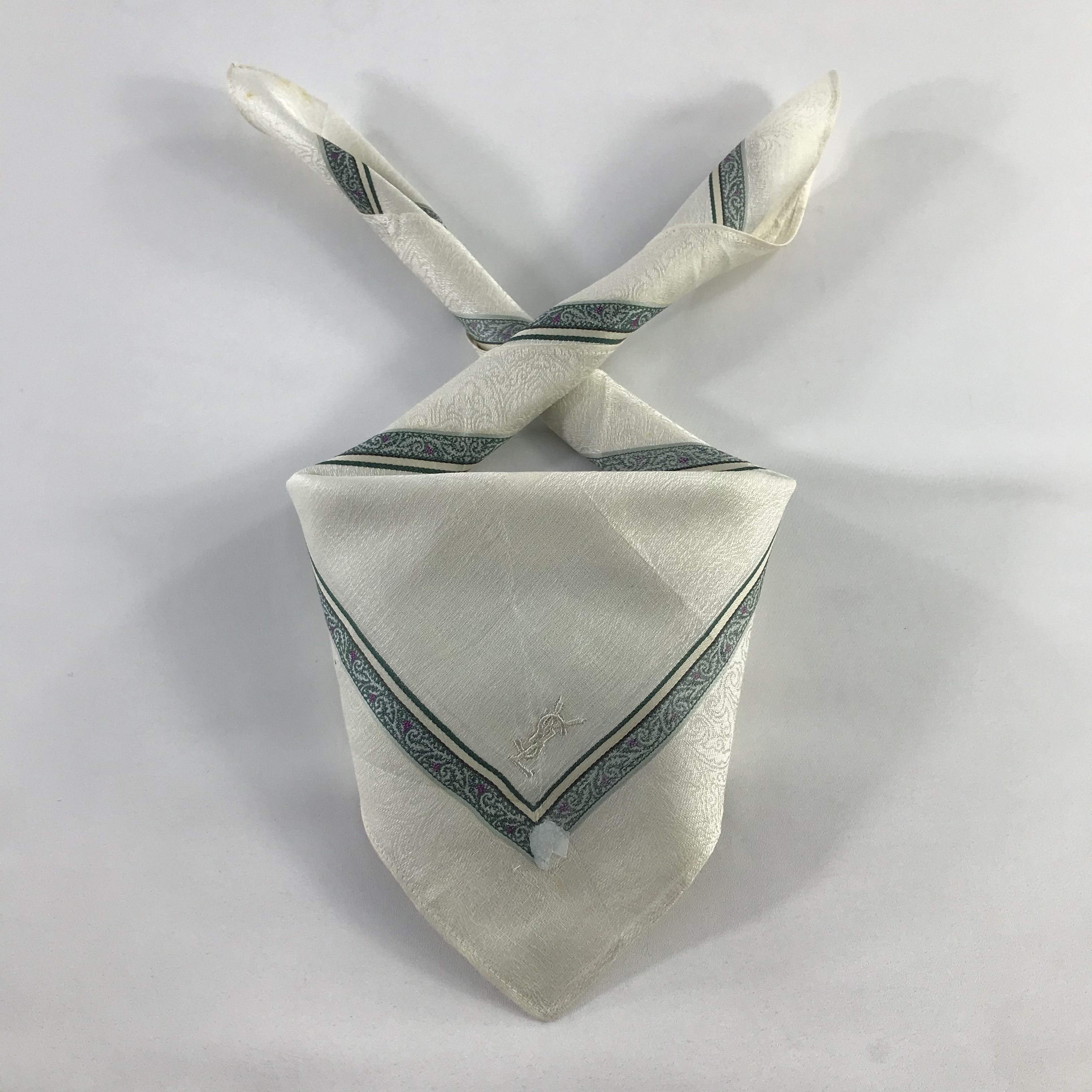 Vintage × Yves Saint Laurent Yves Saint Laurent Bandana / Handkerchief /Neckerchief -S727 Size ONE SIZE - 3 Thumbnail