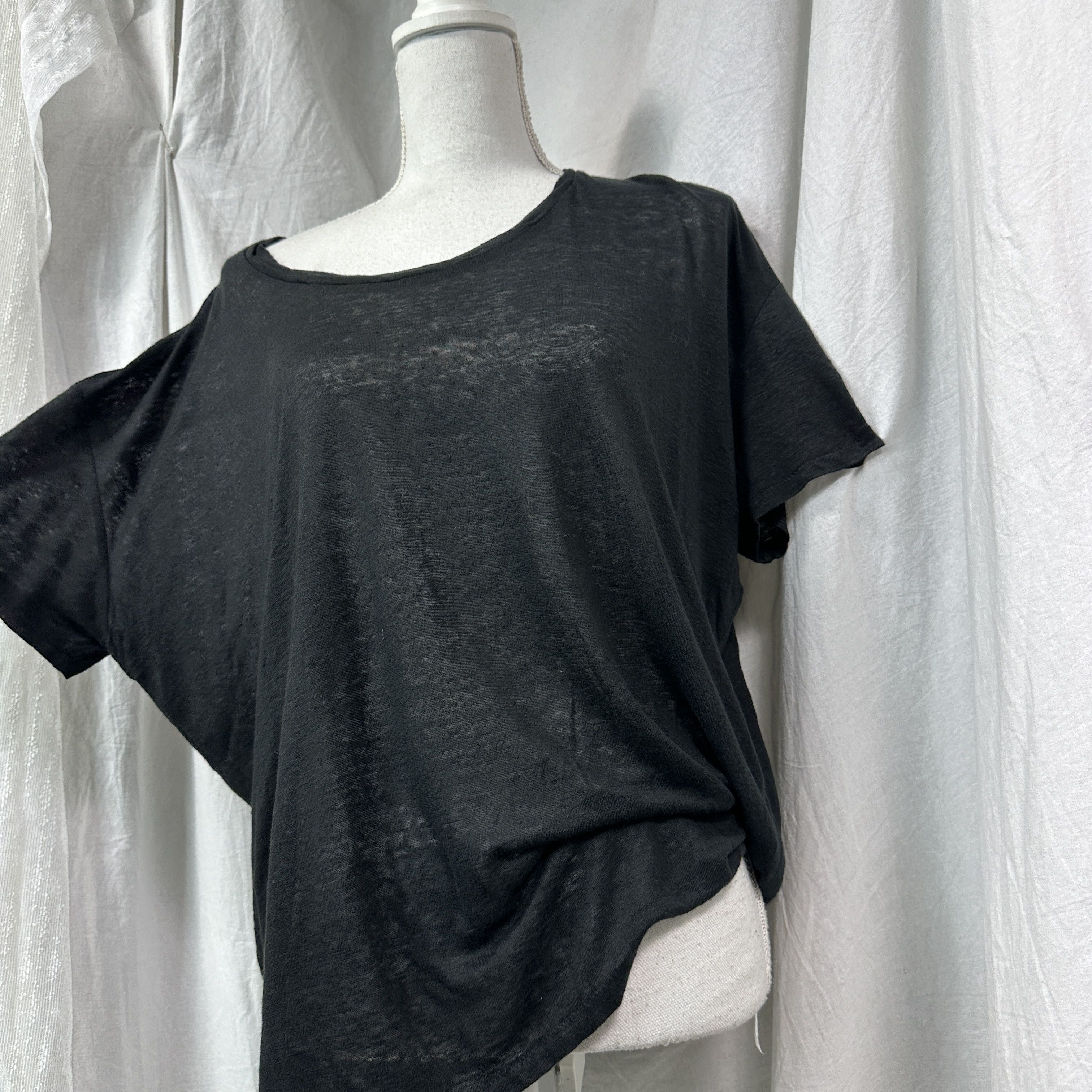 Acne Studios Vintage Avant Garde Grunge Asymmetrical Acne Top Y2K Size L / US 10 / IT 46 - 6 Thumbnail