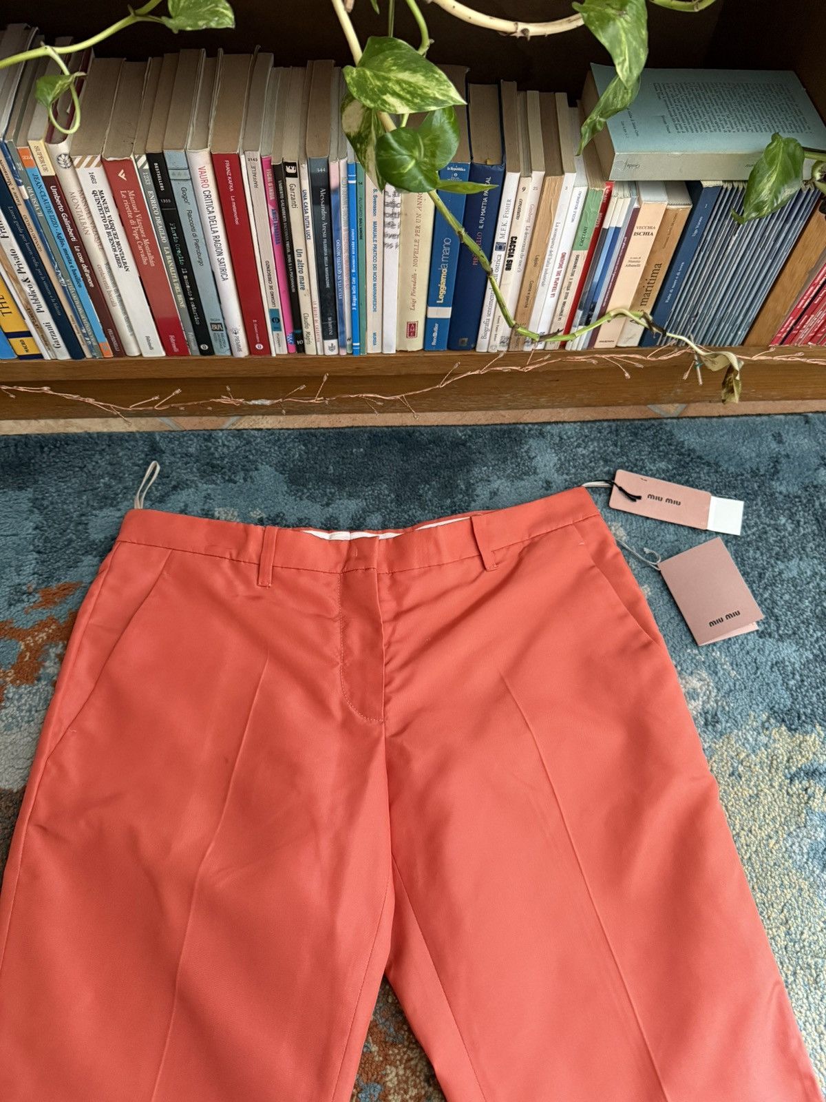 Miu Miu Miu Miu Wmns Nylon Coral Pants Size 30" / US 8 / IT 44 - 2 Thumbnail