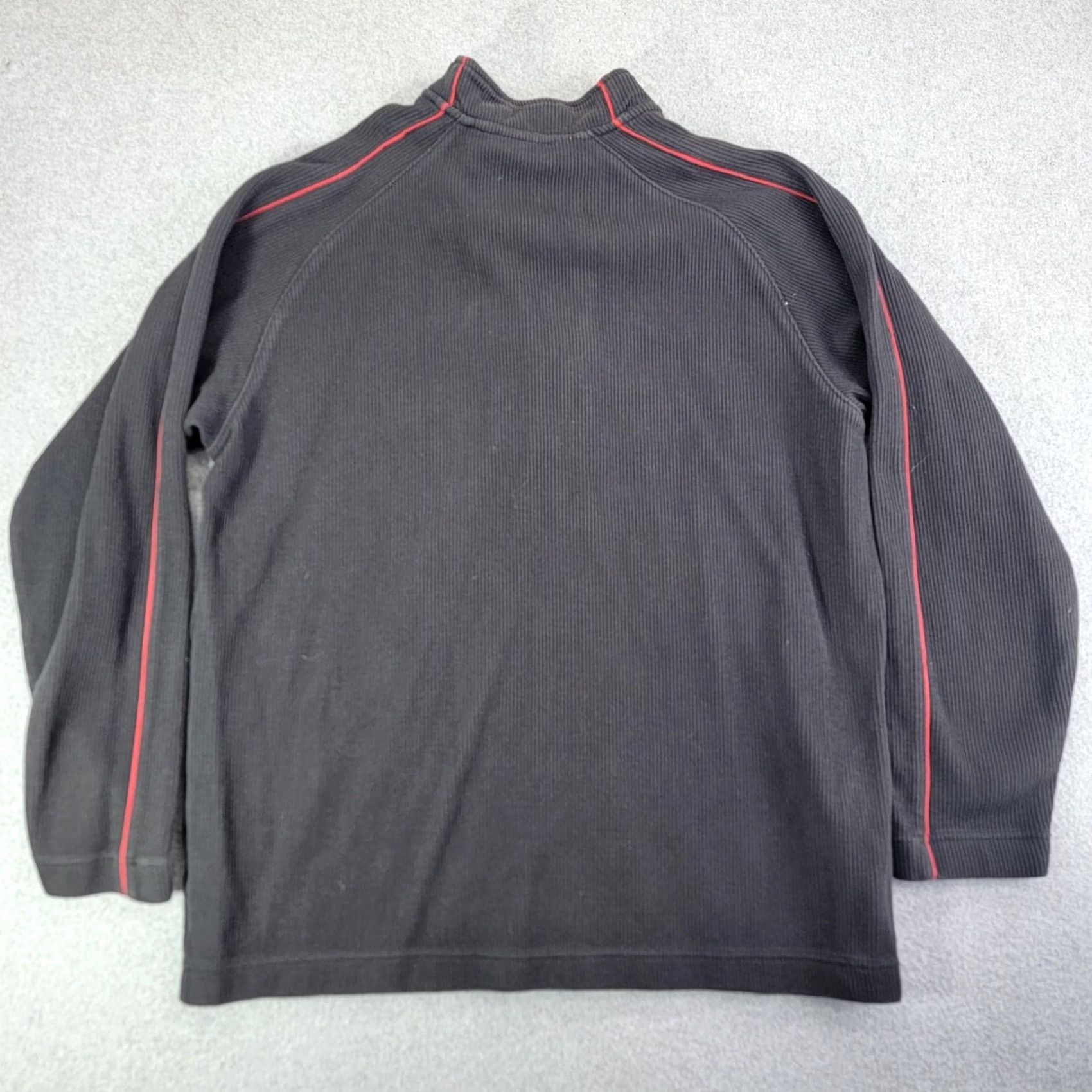 Nike Nike Sweater Mens XL Gray Mock Neck Waffle Knit 1/4 Zip Pullover Size US XL / EU 56 / 4 - 4 Thumbnail