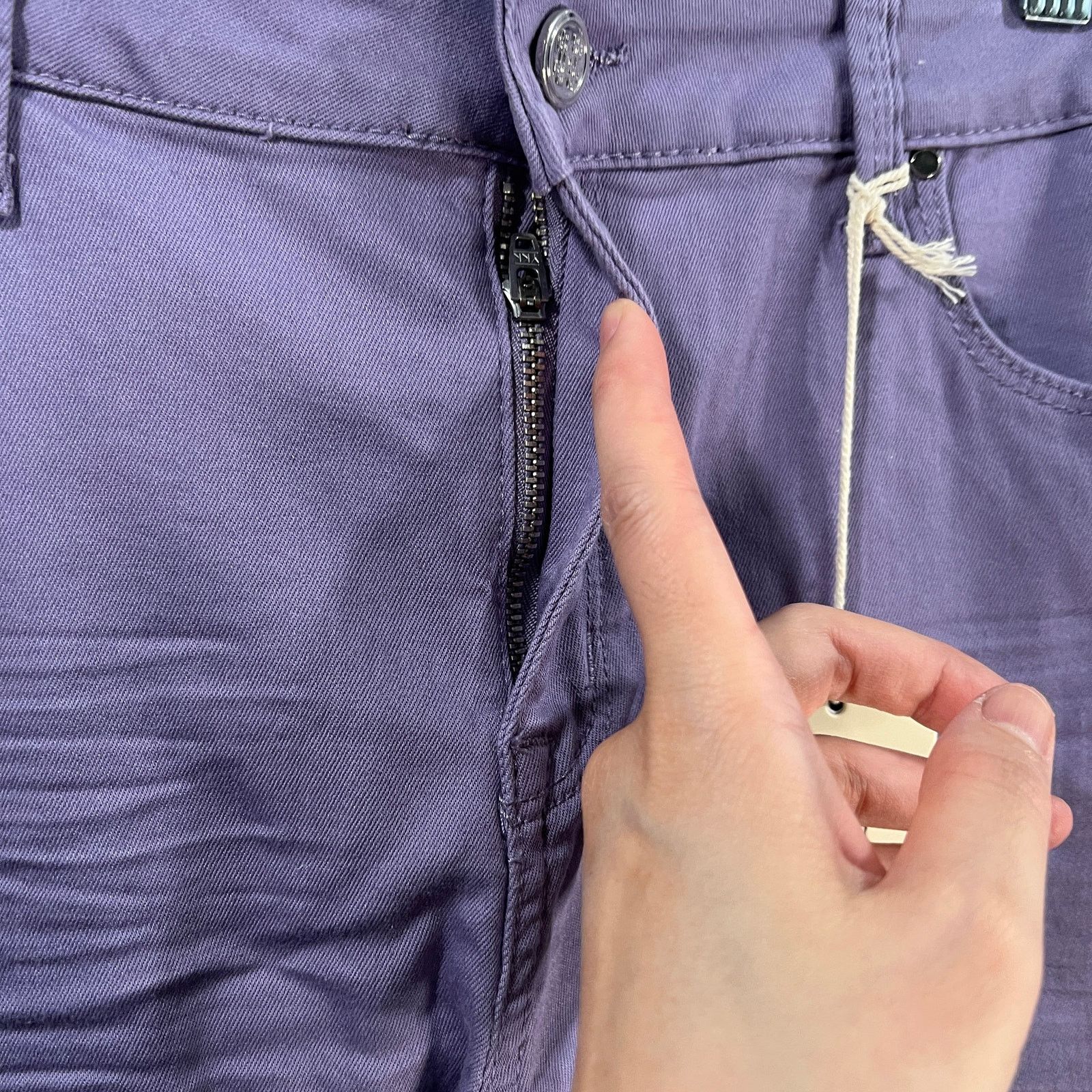 Other Laurie Felt Petite Wave Denim 5-Pocket Crop Straight Size 36" / US 14 / IT 50 - 9 Thumbnail