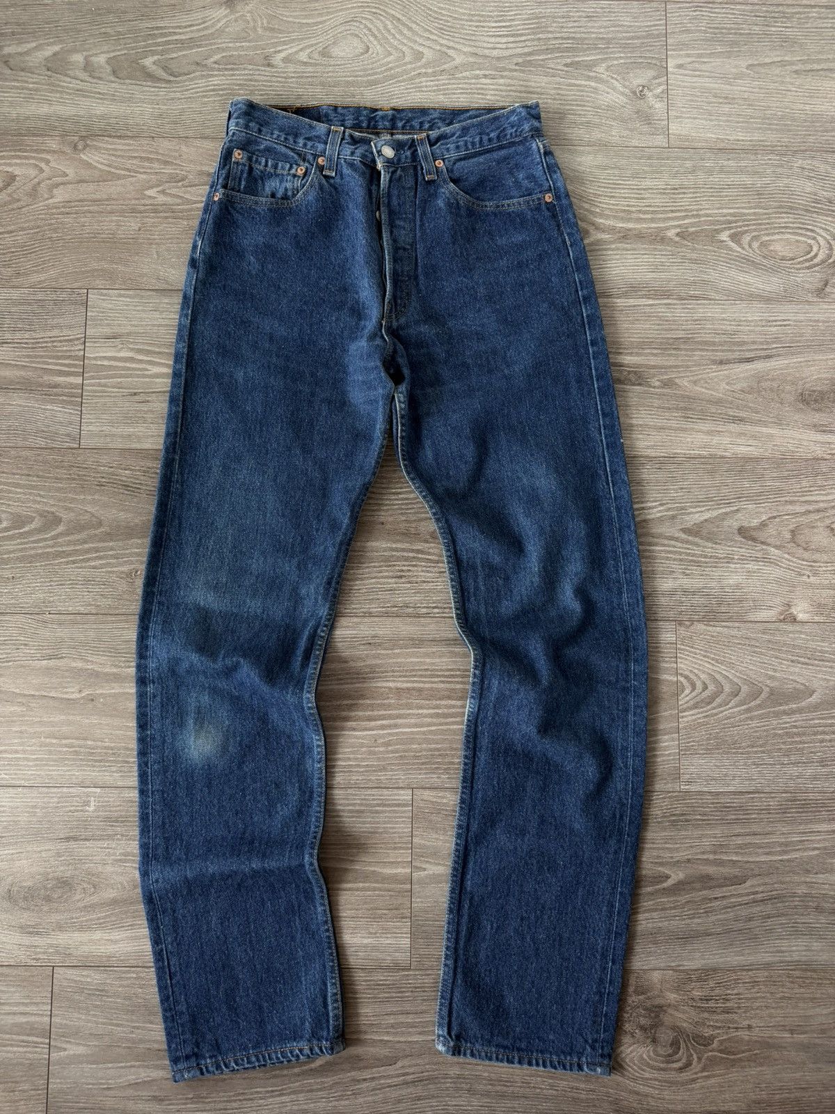 Levi's ‼️Vintage Levi’s Grey 501 Red Tab Denim Made in USA🇺🇸Jeans‼️ Size US 31 - 5 Thumbnail