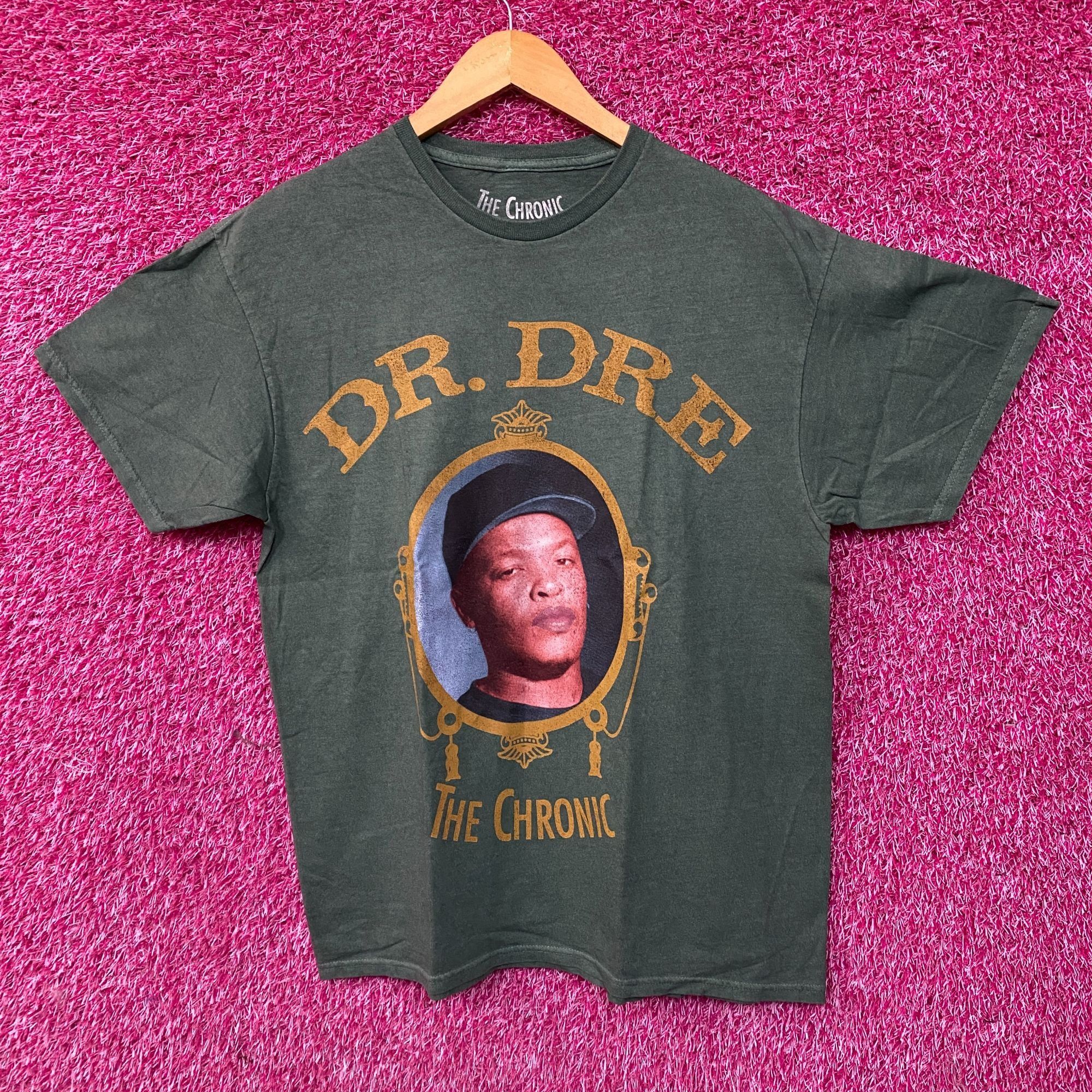 Rap Tees Dr Dre The Chronic Album Cover Art West Coast Rap T-Shirt Me Size US M / EU 48-50 / 2 - 1 Thumbnail