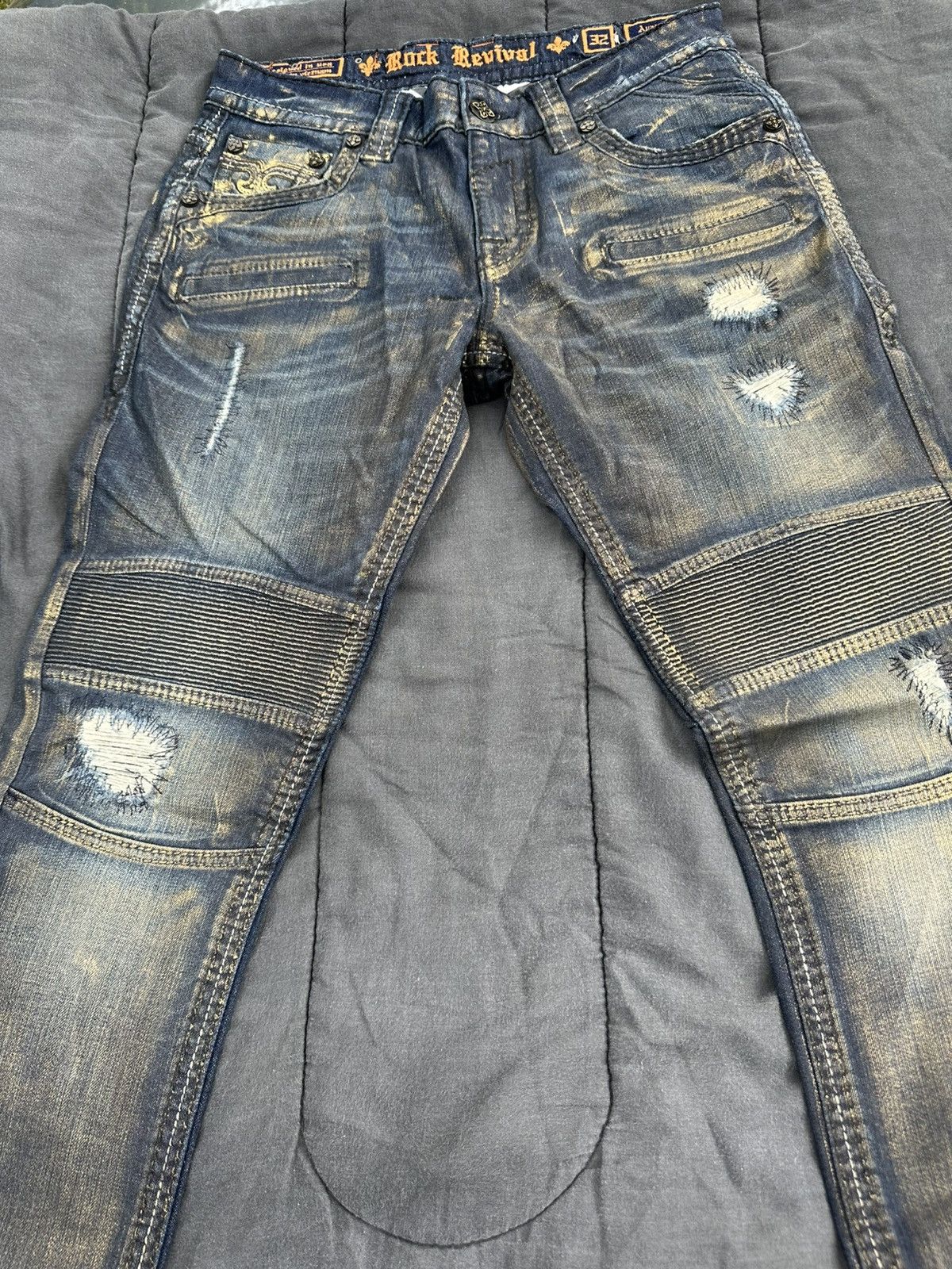 Rock Revival Rock Revival Biker Jeans Size US 32 / EU 48 - 1 Thumbnail