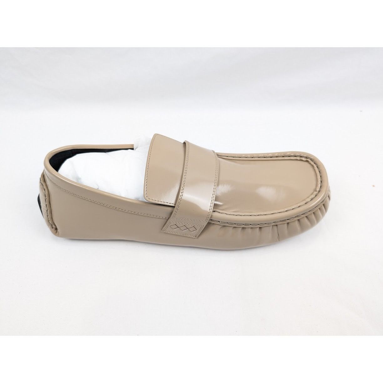 Bottega Veneta o1rshd1 Latex Lux Ride Loafers in Semsame Light Size US 12 / EU 45 - 2 Thumbnail