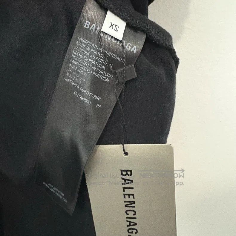 Balenciaga Balenciaga Letter printed T-shirt with round neck and shor Size US XS / EU 42 / 0 - 4 Thumbnail