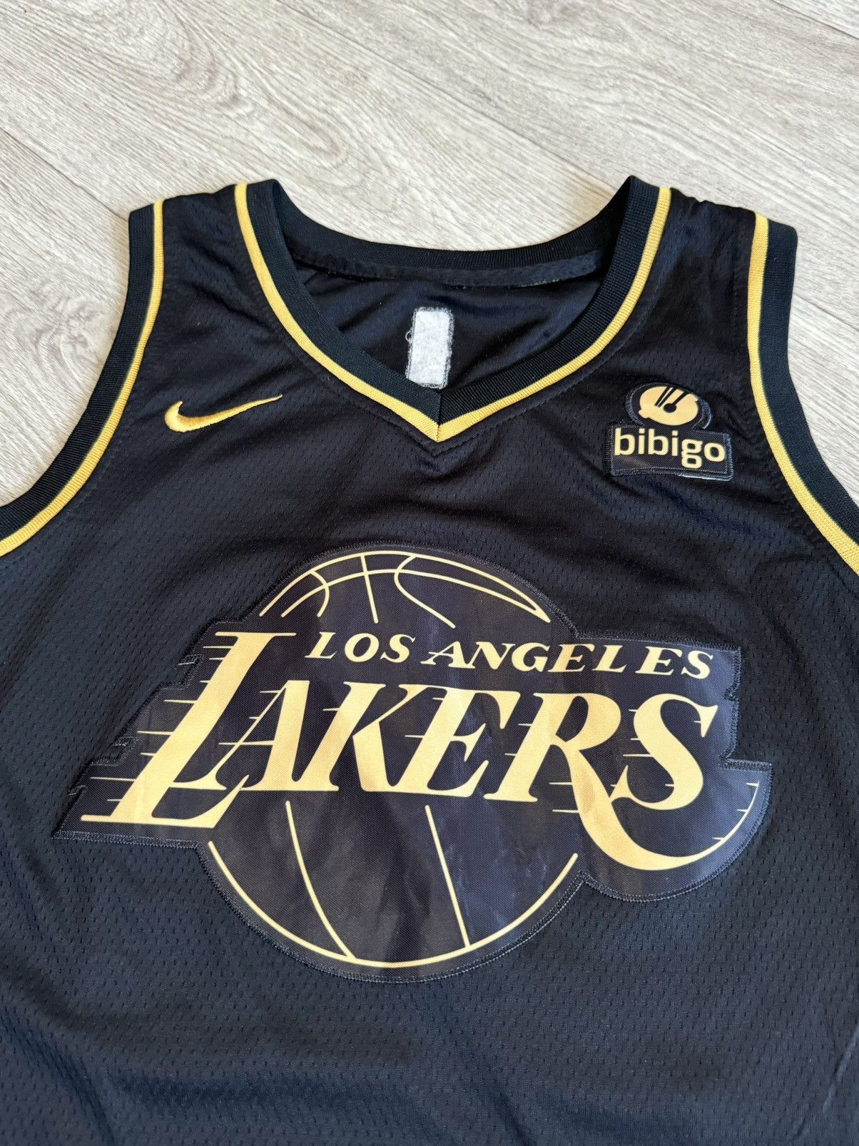 NBA × Nike Nike Los Angeles Lakers Kobe Bryant#24 Golden