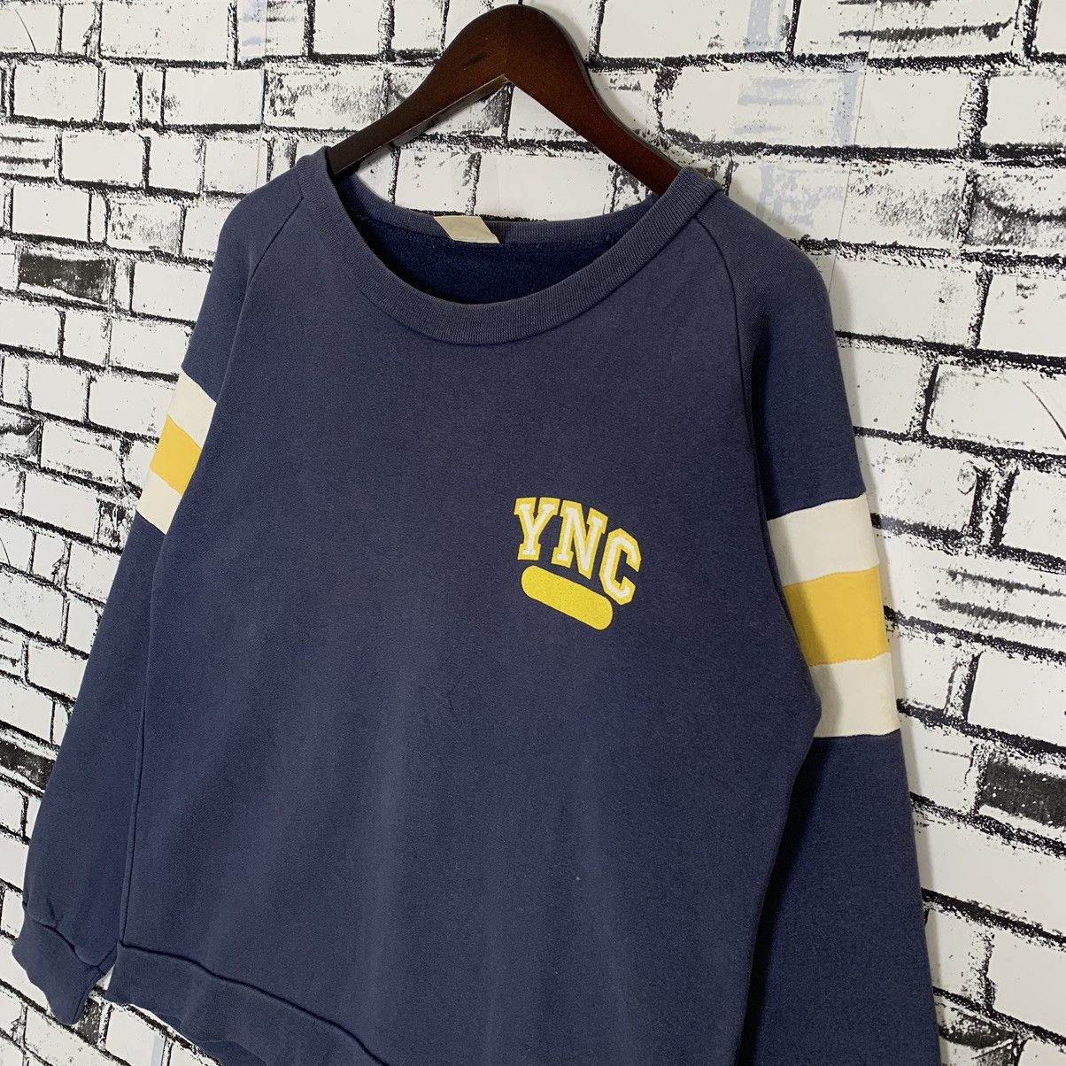 Asics × Vintage Vintage YNC Optopus Army Sweatshirt Crewneck Size M / US 6-8 / IT 42-44 - 3 Thumbnail