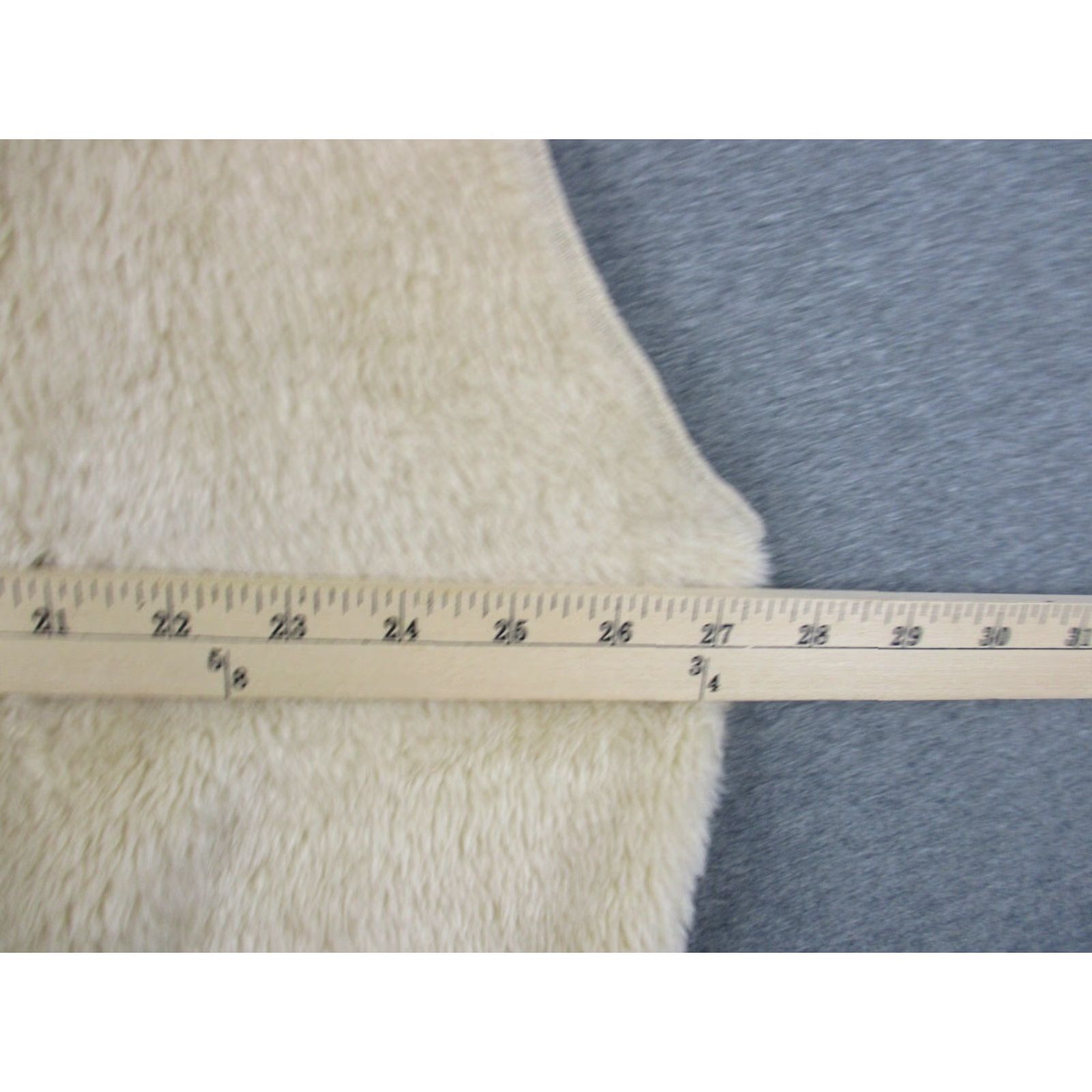 Vintage Zenana Outfitters Shrug Vest Faux Fur Cream Hooded Pockets Open Front Large Size L / US 10 / IT 46 - 5 Thumbnail