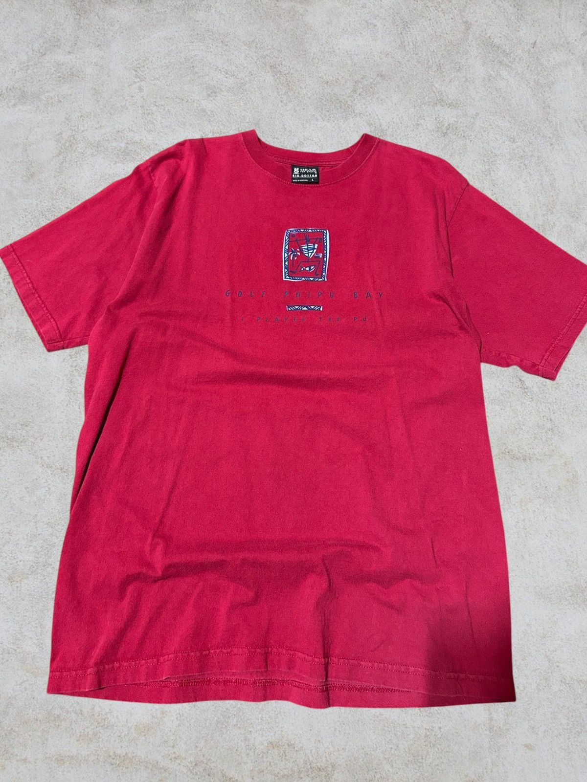 Gear for Sports Vintage red Poipu Bay golf tee from Kauai, Hawaii. Size US L / EU 52-54 / 3 - 2 Thumbnail