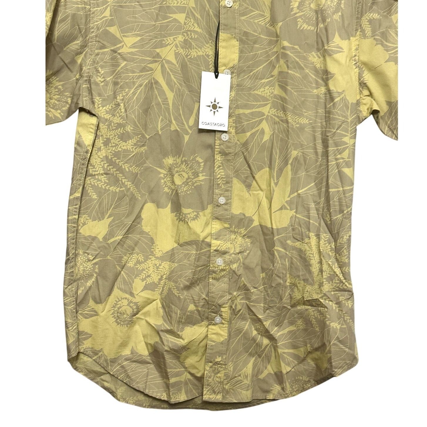 Other Coastaoro Collared Shirt Button Up Yellow Gray M NWT Size US M / EU 48-50 / 2 - 4 Thumbnail