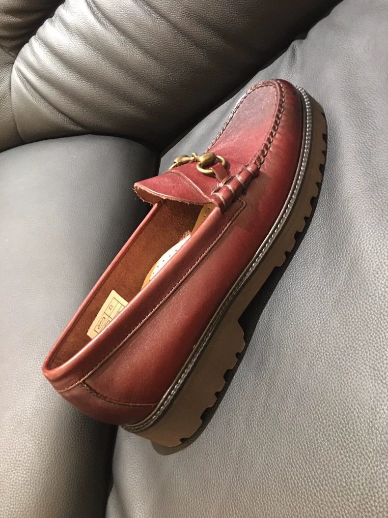Celine G.H.BASS Leather Loafers Size 9 Size US 9 / EU 42 - 5 Thumbnail