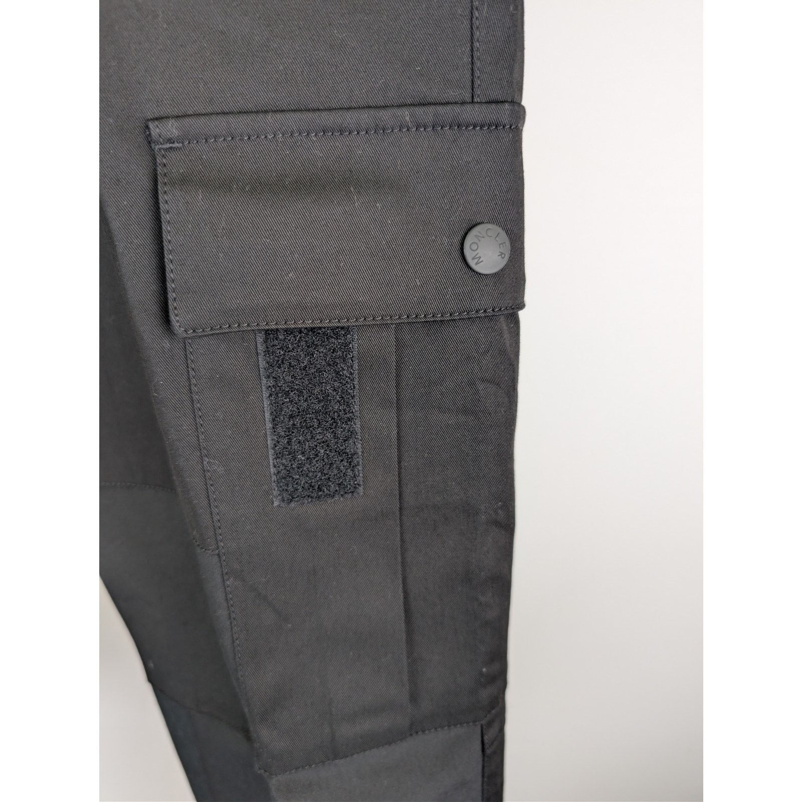 Moncler o1rshd1 Tactical Cargo Pants Trousers Sweatpants in Black Size US 34 / EU 50 - 7 Thumbnail