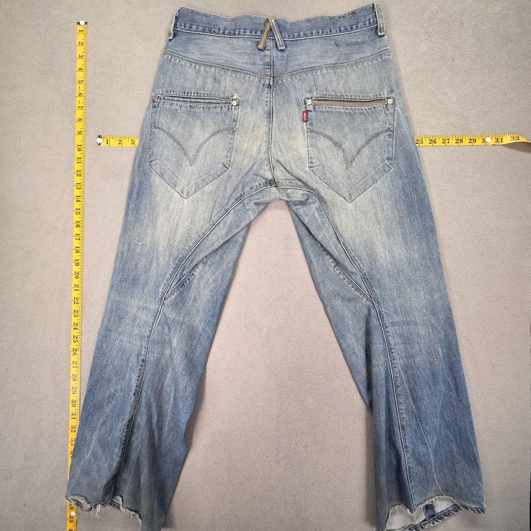 Levi's Vintage Levi'S Engineered Jeans Men Blue Relaxed Twisted Baggy Fits 30x30 Size US 30 / EU 46 - 2 Thumbnail