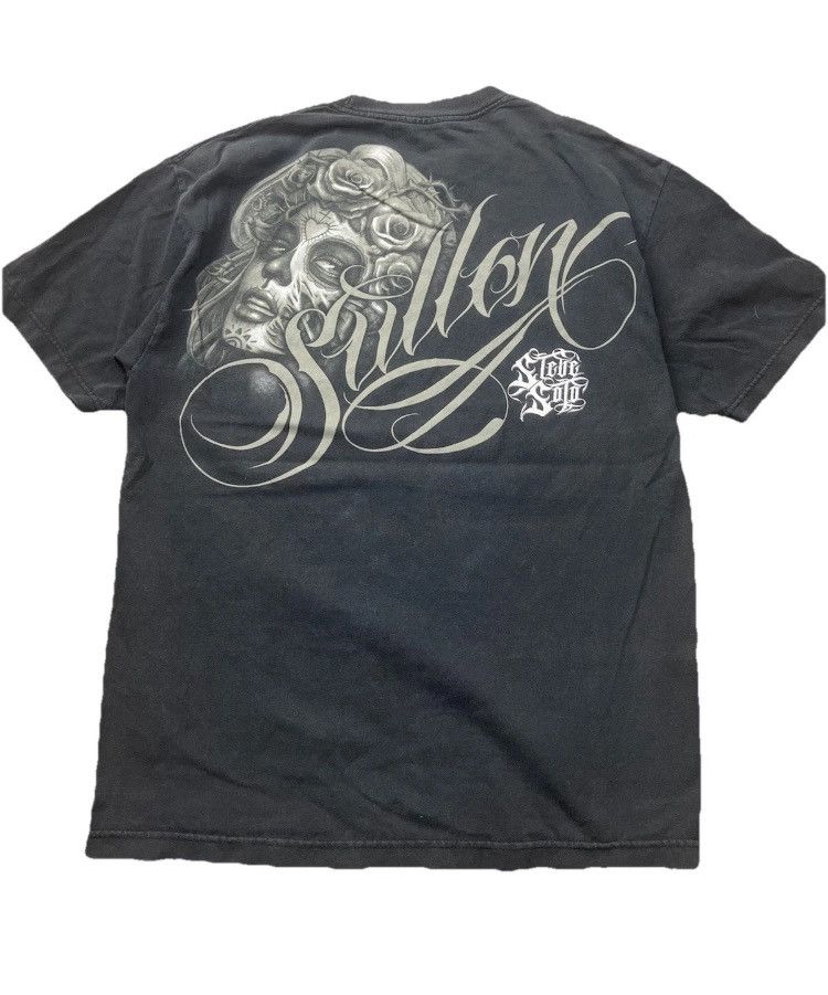 Famous Stars And Straps × Vintage Y2K Sullen Steve Soto Sugar Skull Tattoo Tee Shirt Size US L / EU 52-54 / 3 - 2 Thumbnail