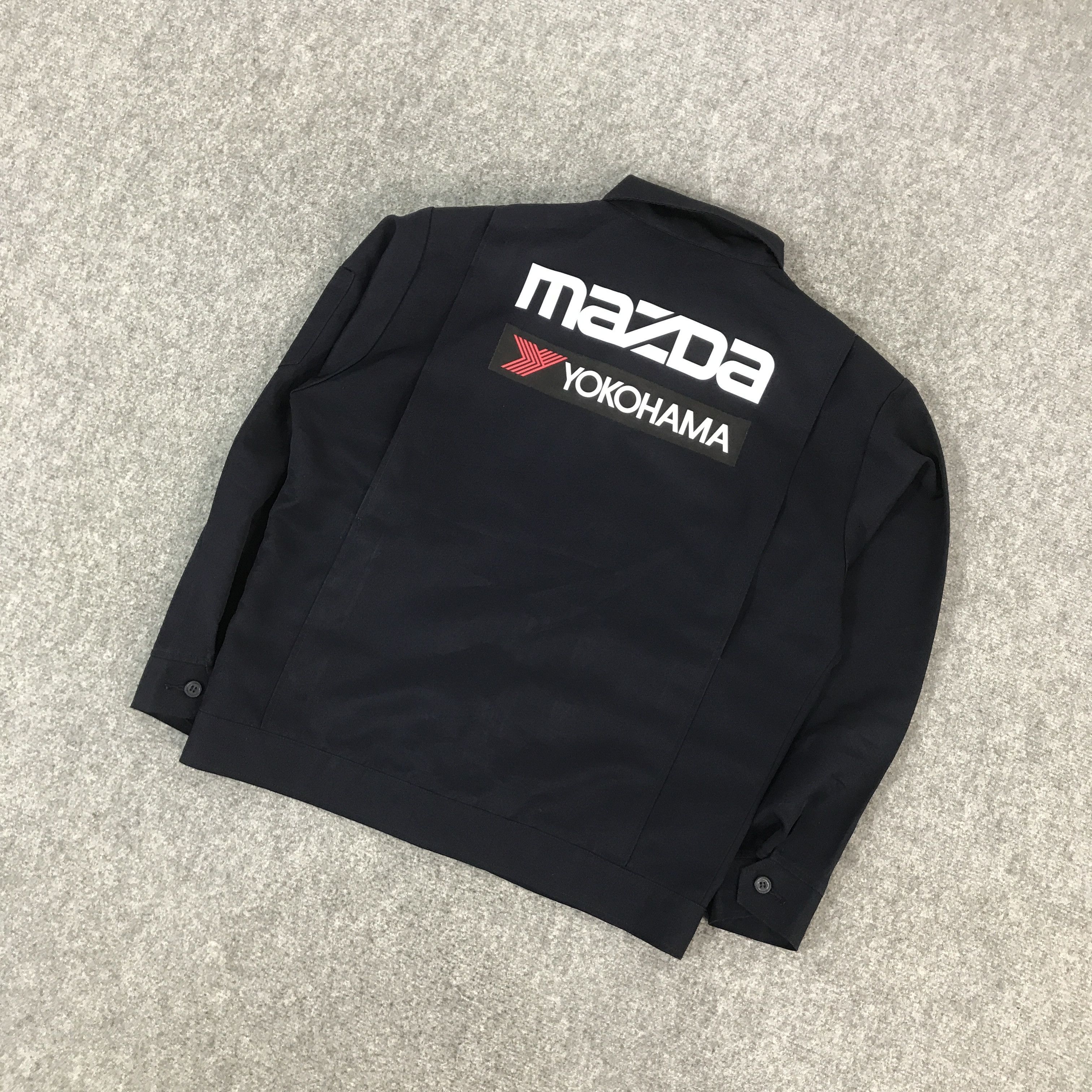 Japanese Brand MAZDA YOKOHAMA RACING JAPAN UNIFORM CUSTOM JACKET Size US L / EU 52-54 / 3 - 6 Thumbnail