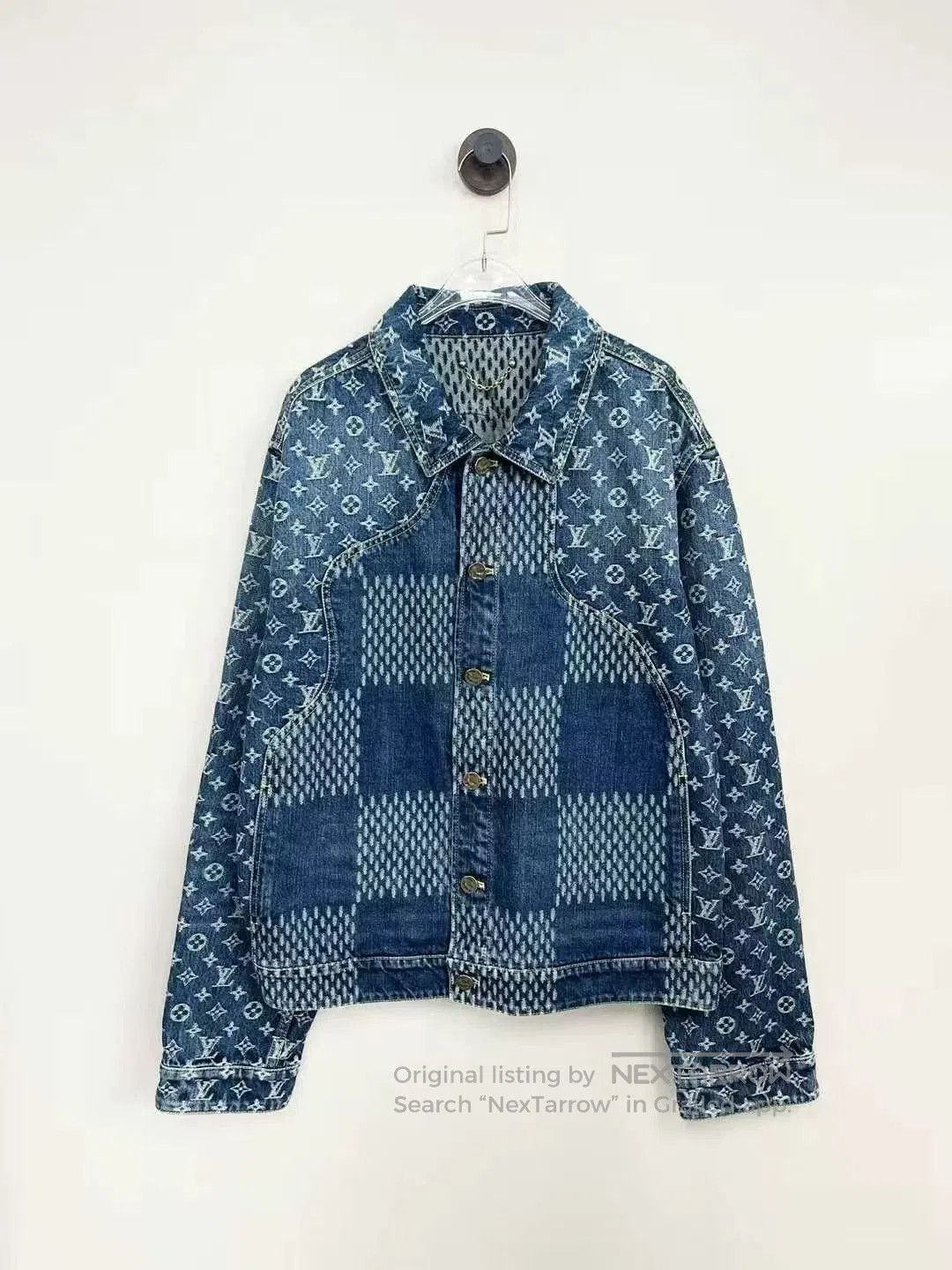 Louis Vuitton Louis Vuitton Nigo Denim Logo Jacket. Size US L / EU 52-54 / 3 - 1 Thumbnail